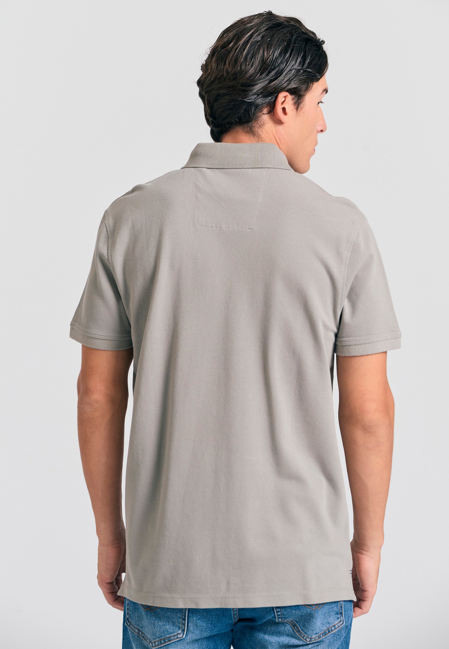 Essential polo μπλούζα με κέντημα Garage 55.