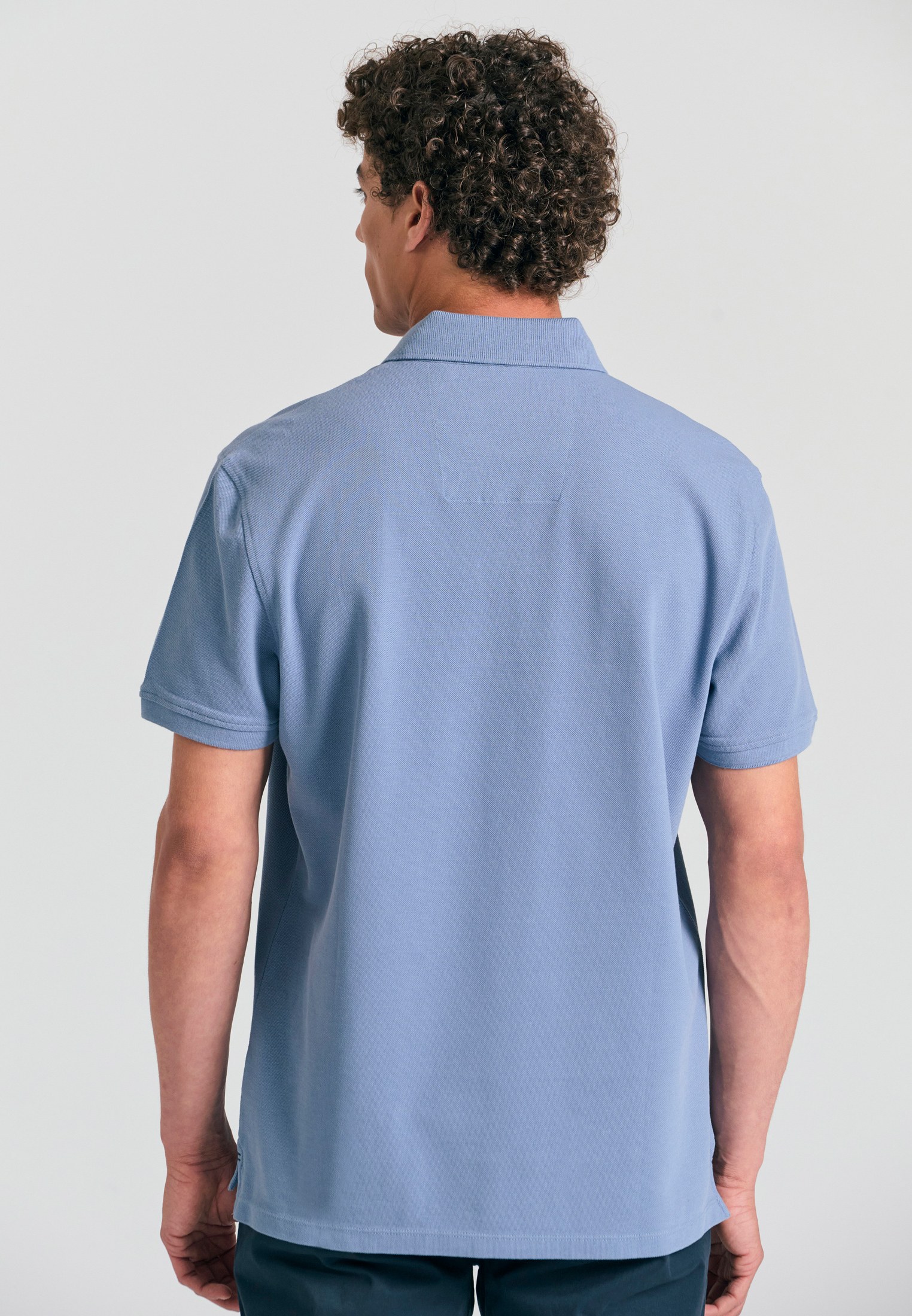 Men's Polo Shirts Funky Buddha Blue