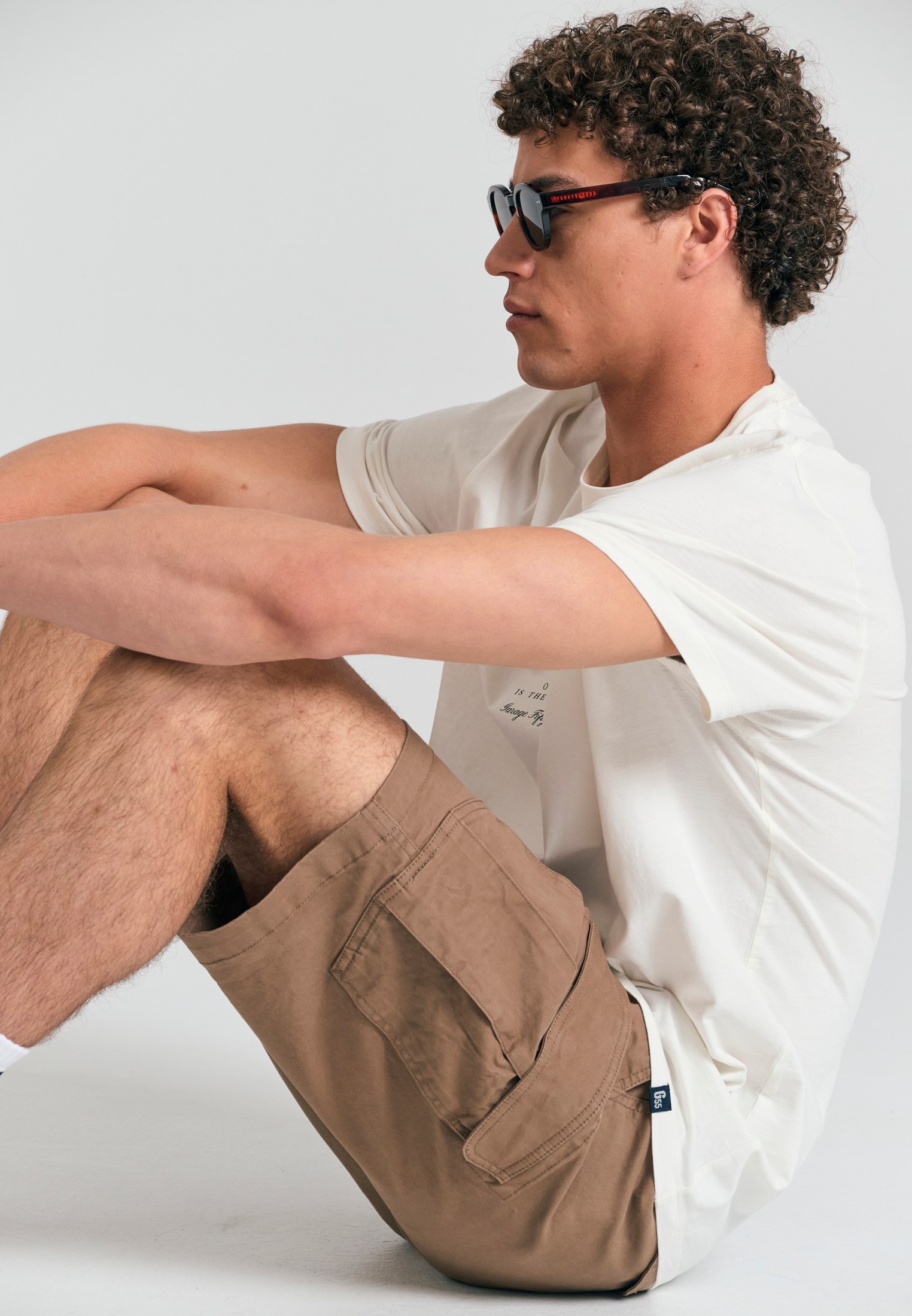 Men's Shorts Funky Buddha Brown