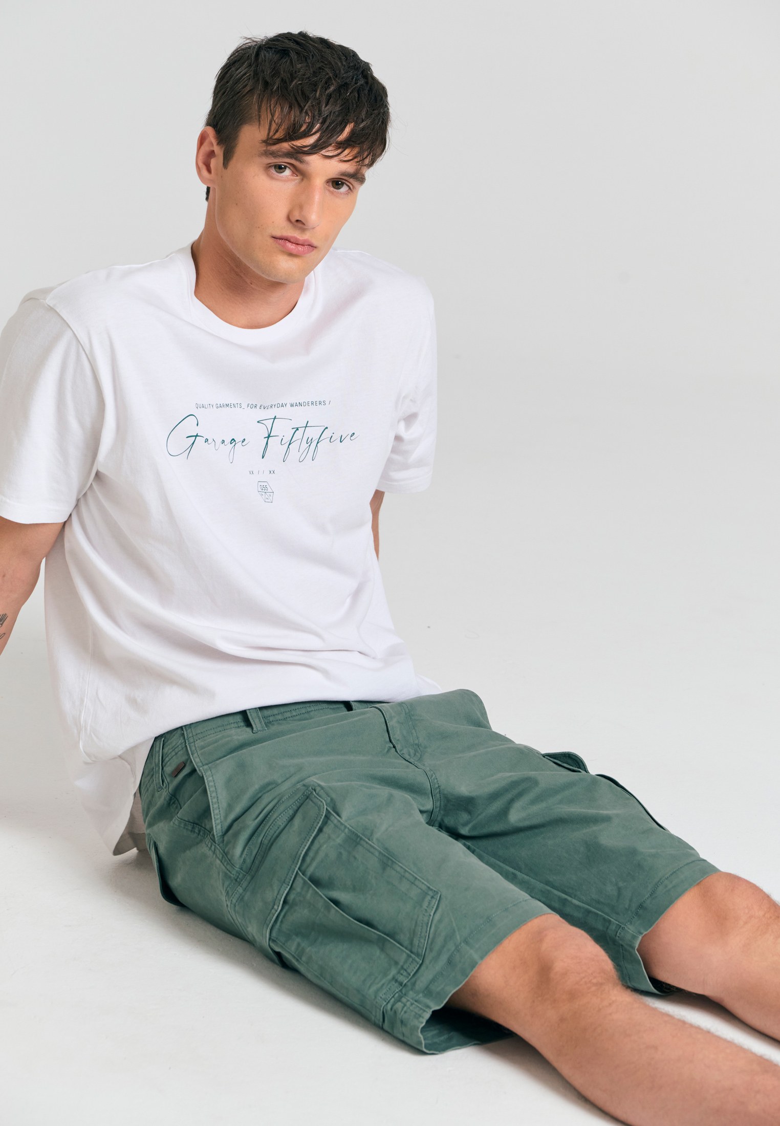 Men's Shorts Funky Buddha Green