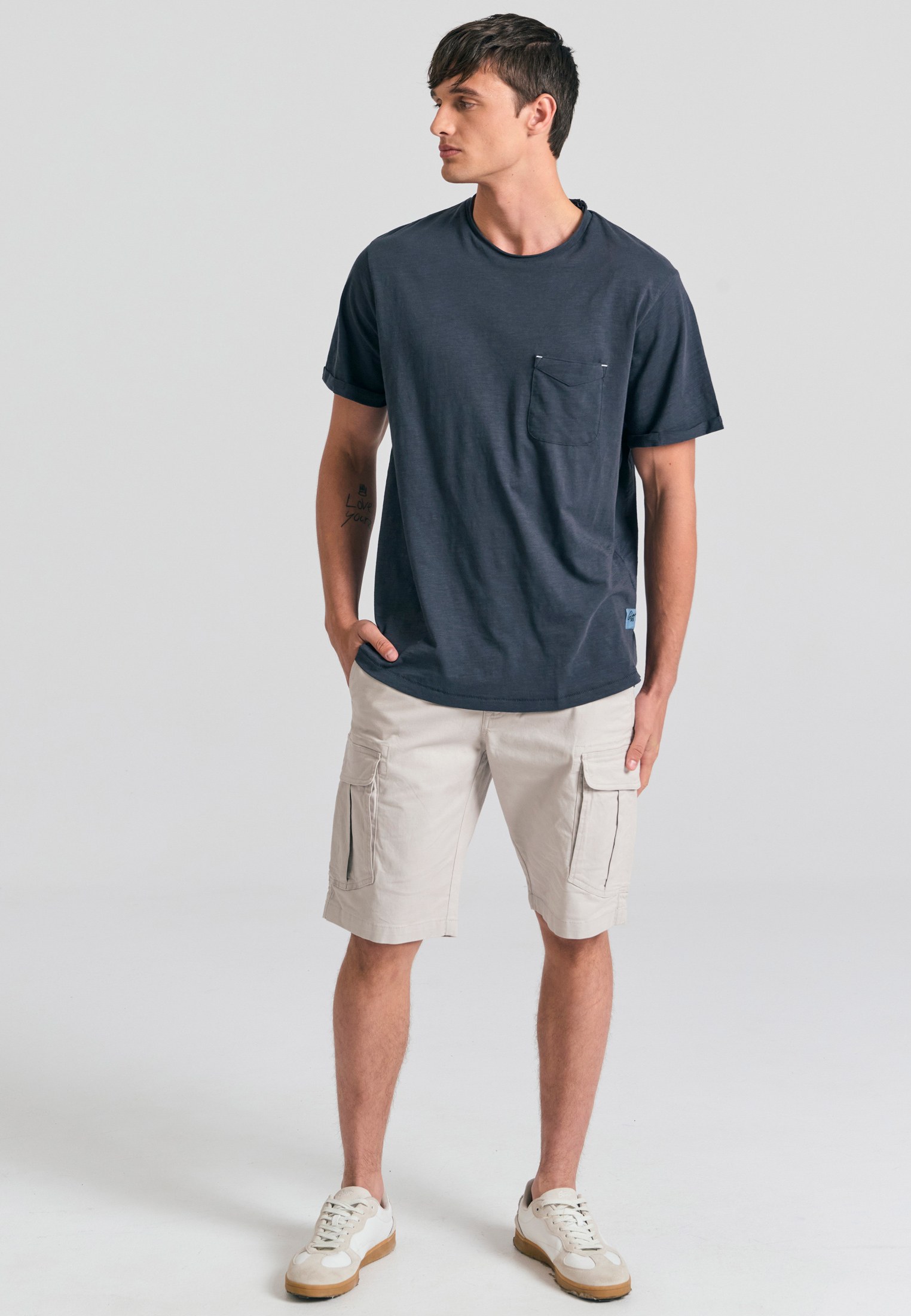 Men's T-Shirts Funky Buddha Gray