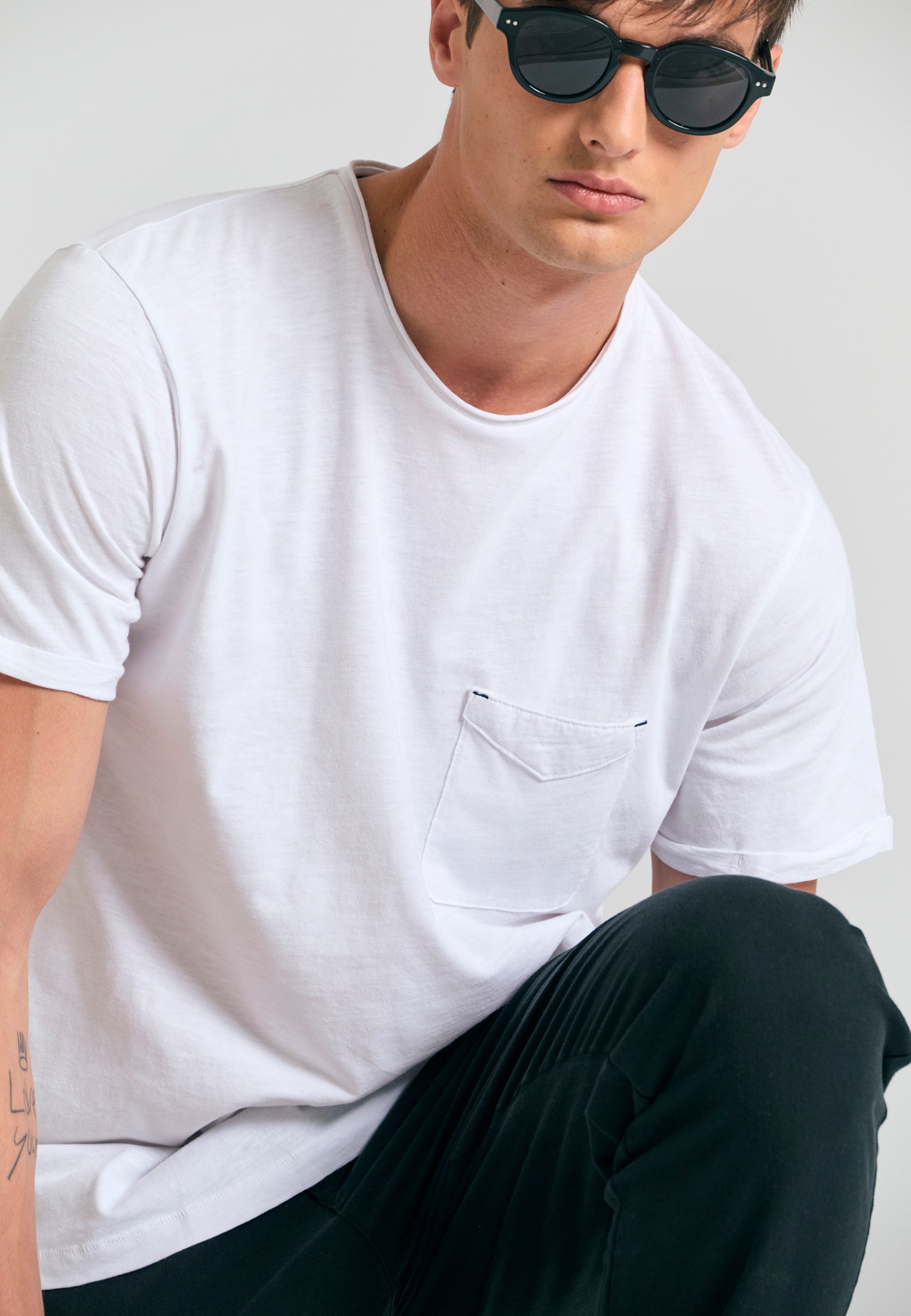 Men's T-Shirts Funky Buddha White