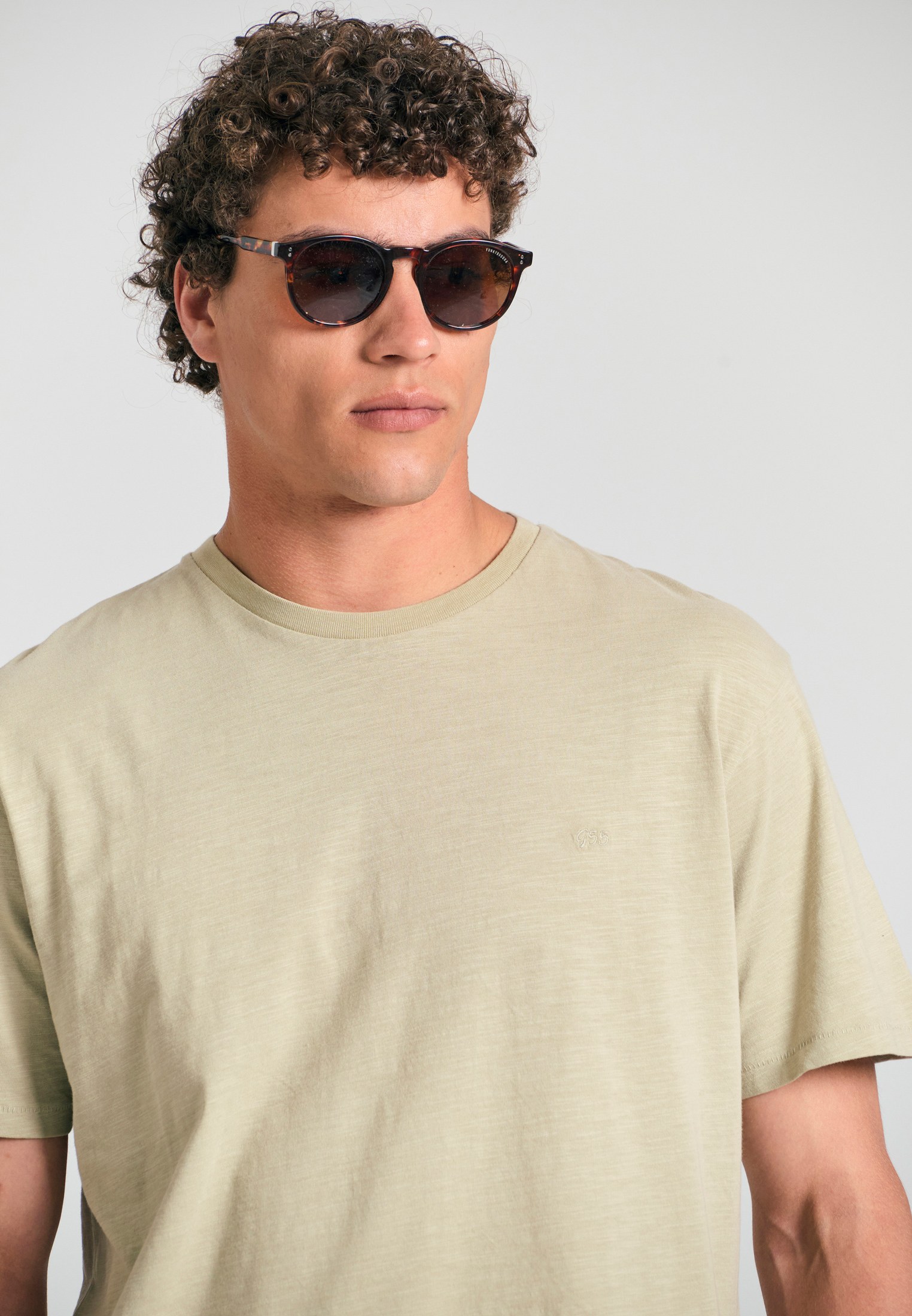Men's T-Shirts Funky Buddha Beige