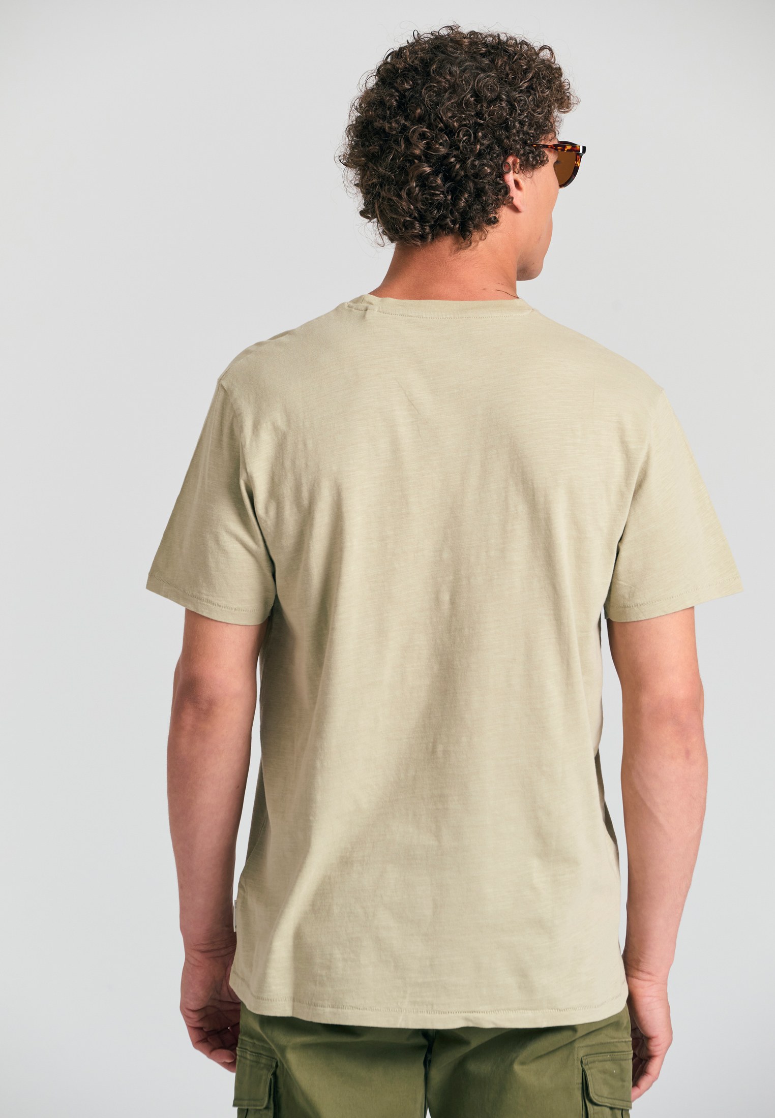 Men's T-Shirts Funky Buddha Beige
