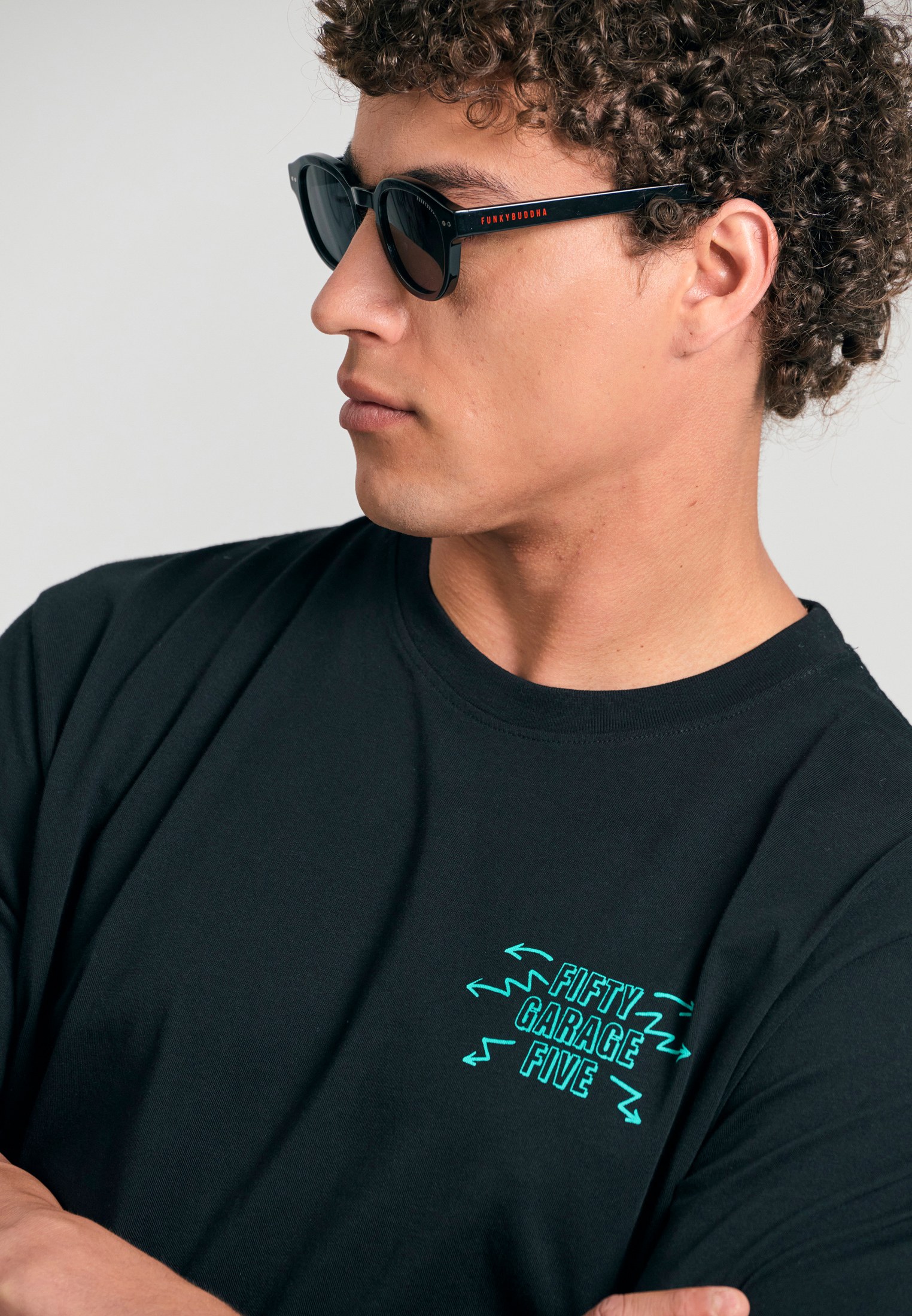 Men's Shirts Funky Buddha Black