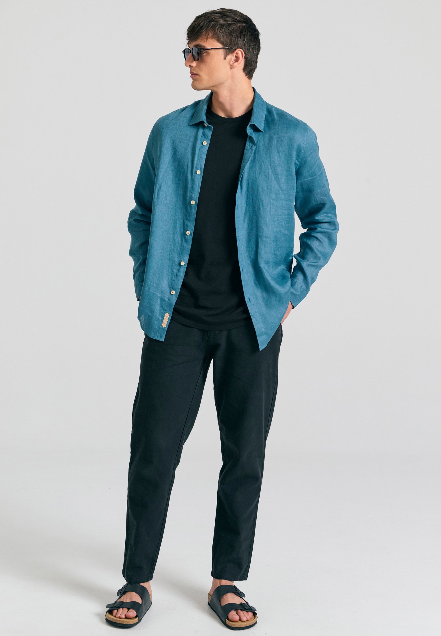 Men's Trousers Funky Buddha Black