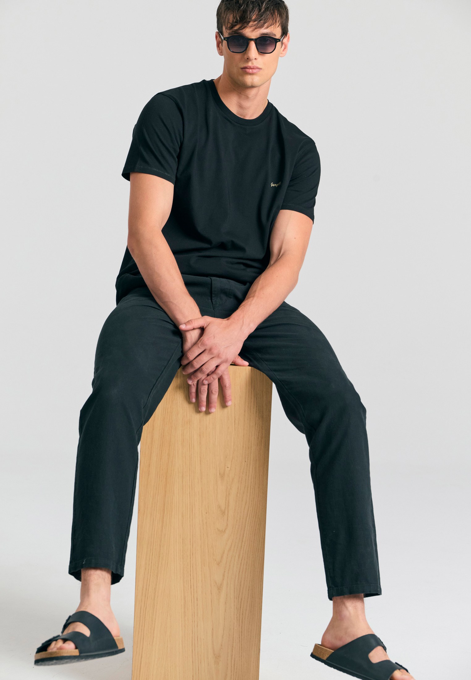 Men's Trousers Funky Buddha Black