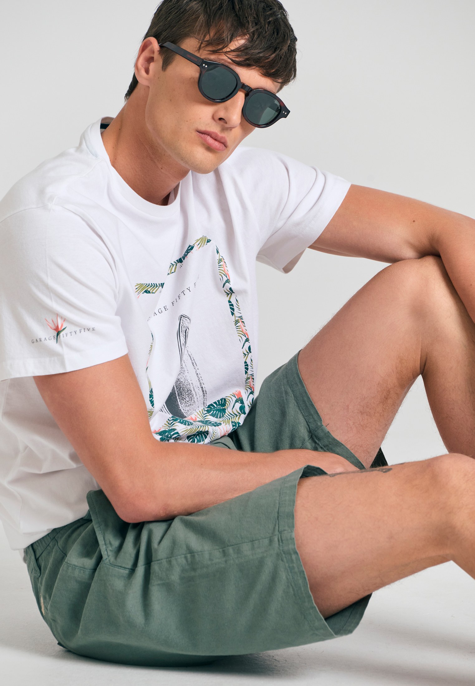 Men's Trousers Funky Buddha Green