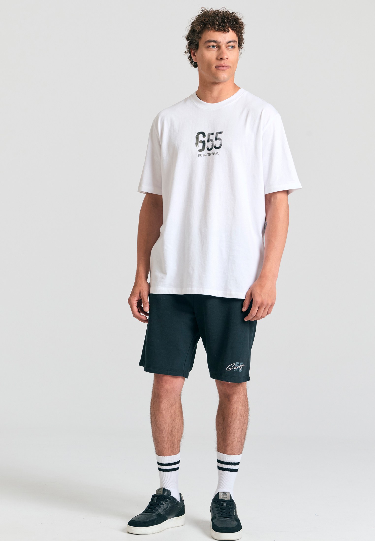 Men's Shirts Funky Buddha White