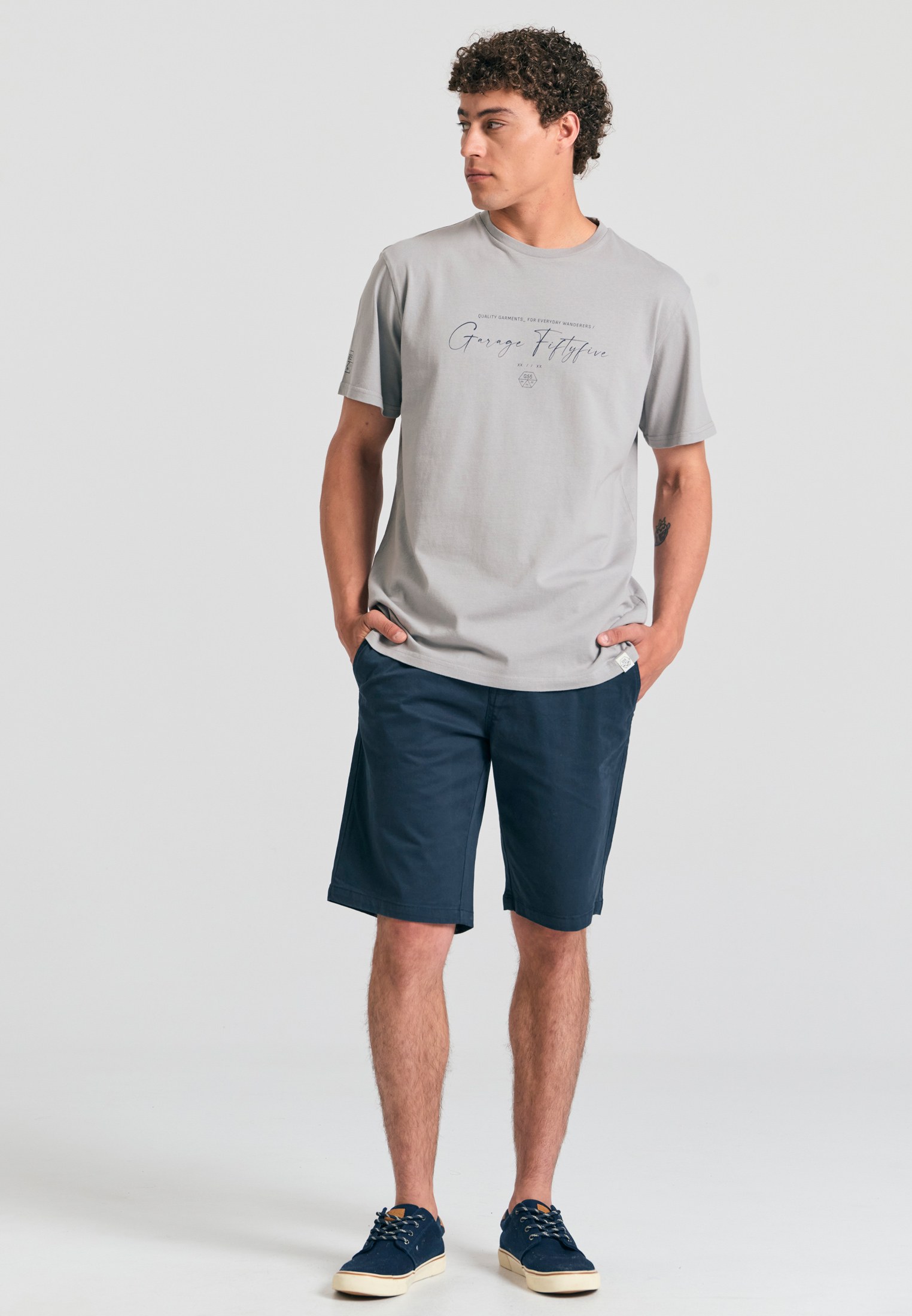 Men's Shirts Funky Buddha Gray