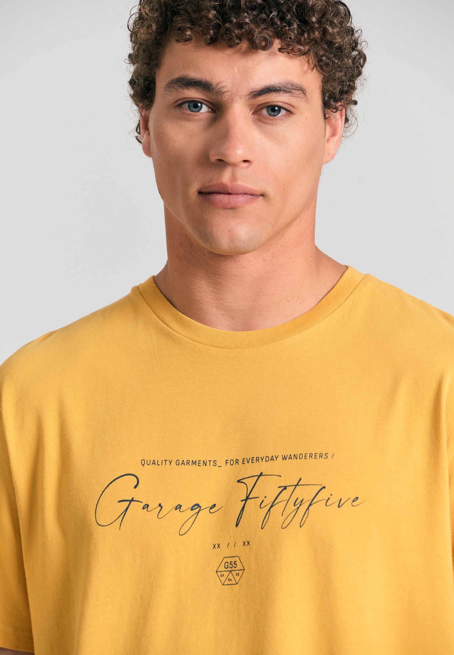 Men's Shirts Funky Buddha Yellow