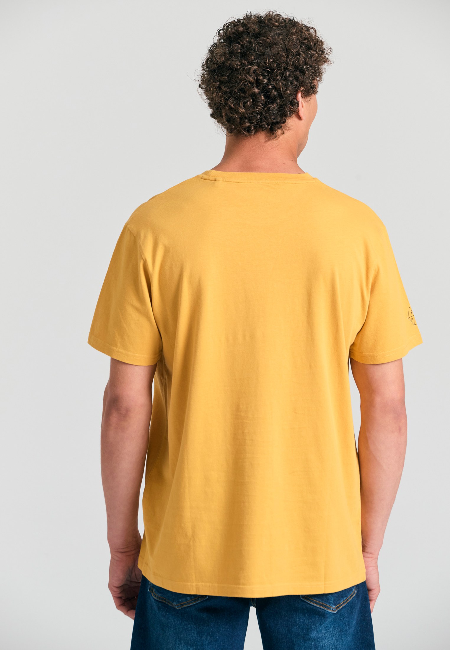 Men's Shirts Funky Buddha Yellow