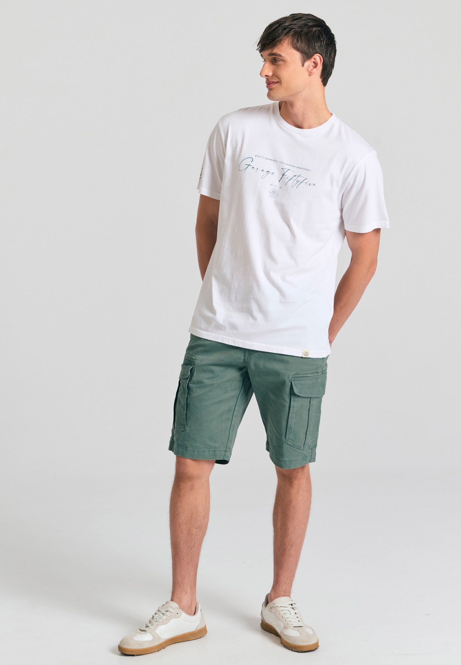 Men's Shirts Funky Buddha White