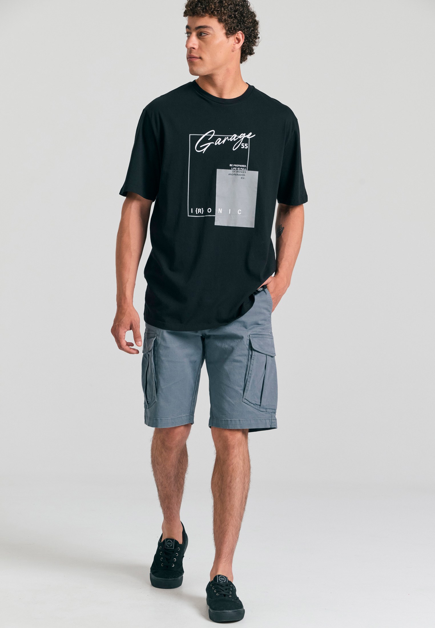 Men's Shirts Funky Buddha Black