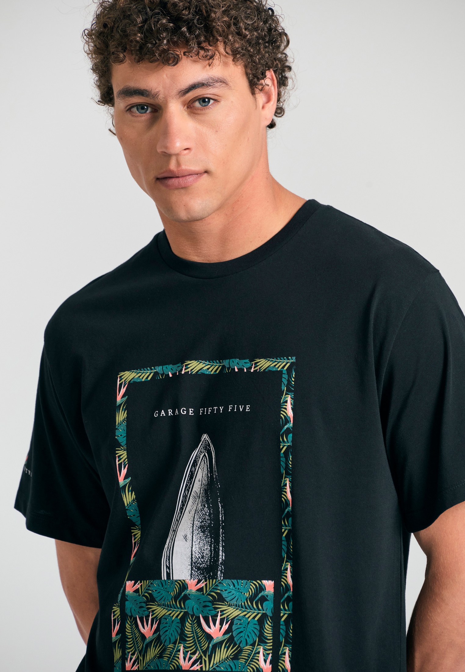 Men's Shirts Funky Buddha Black