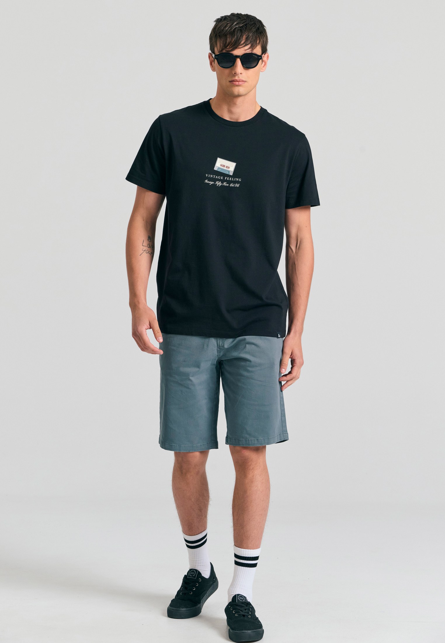 Men's Shirts Funky Buddha Black