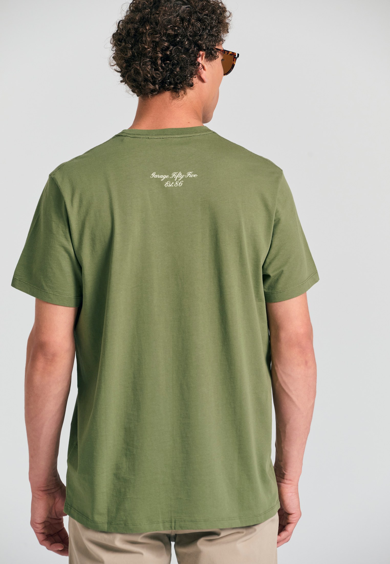 Men's Shirts Funky Buddha Green