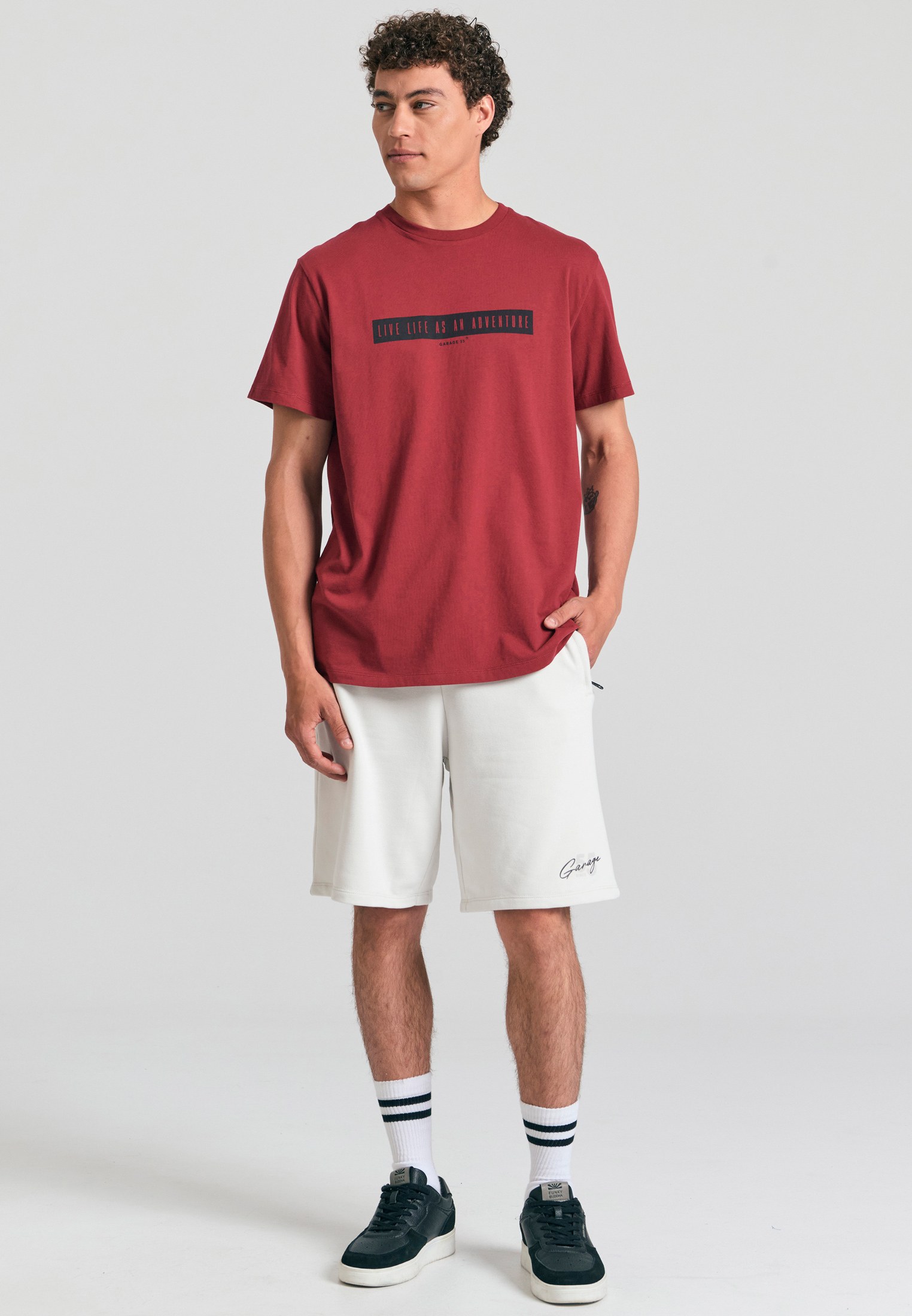 Men's Shirts Funky Buddha Red