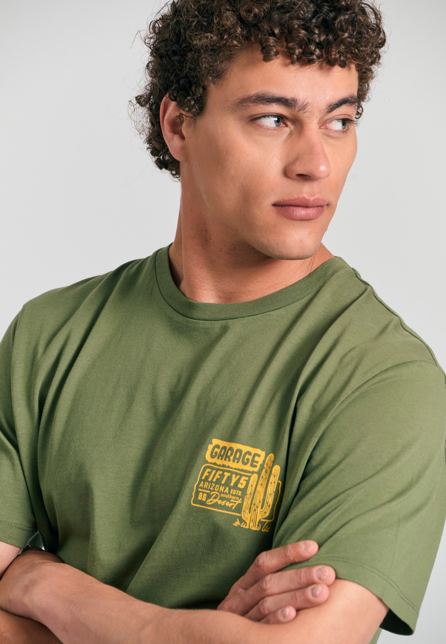 Men's Shirts Funky Buddha Green