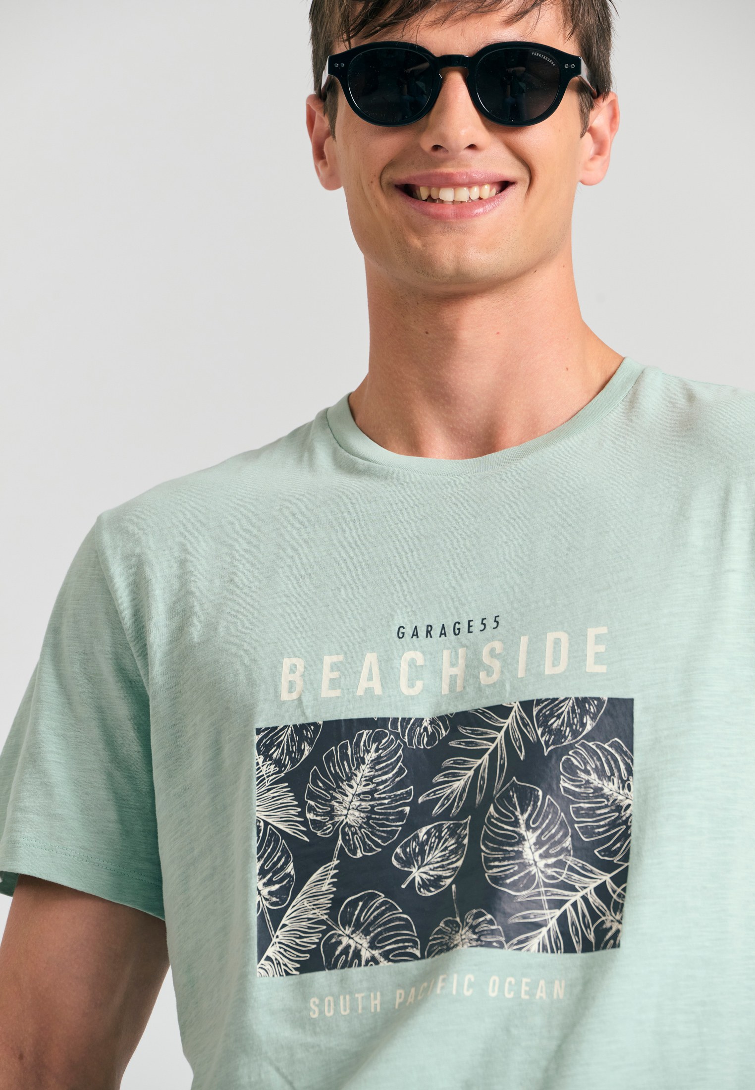 Men's Shirts Funky Buddha Green