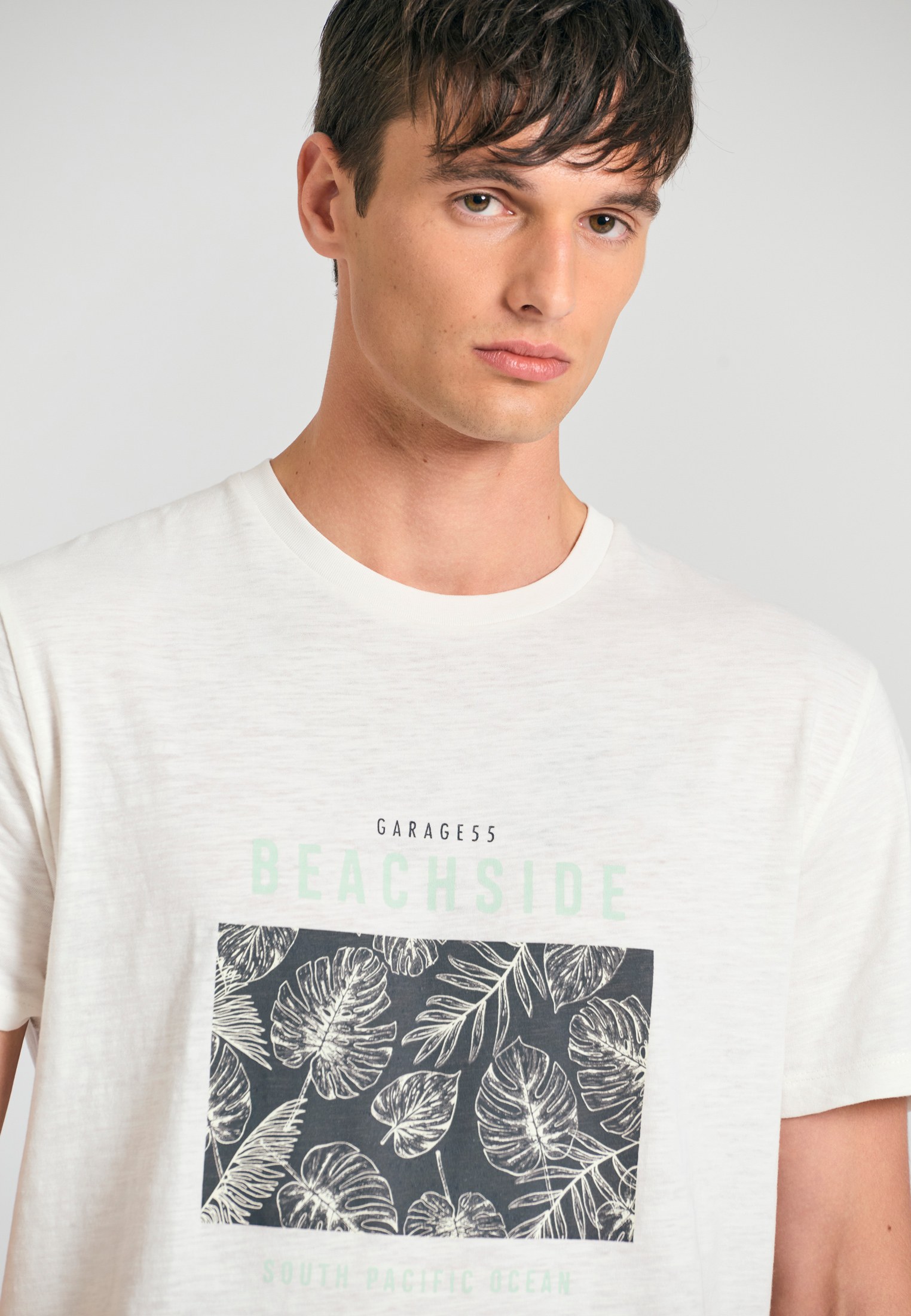 Men's Shirts Funky Buddha White