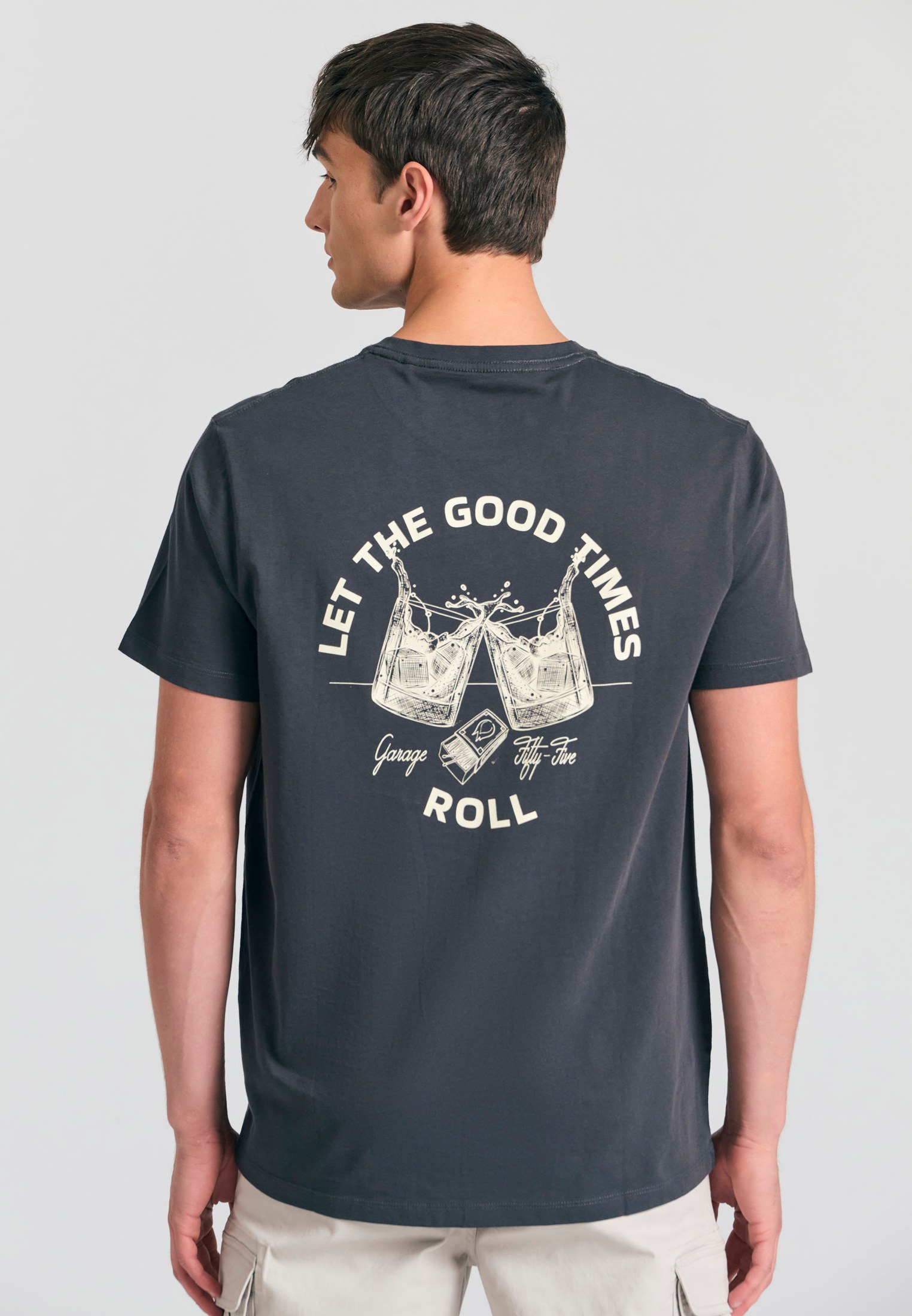 Men's Shirts Funky Buddha Gray