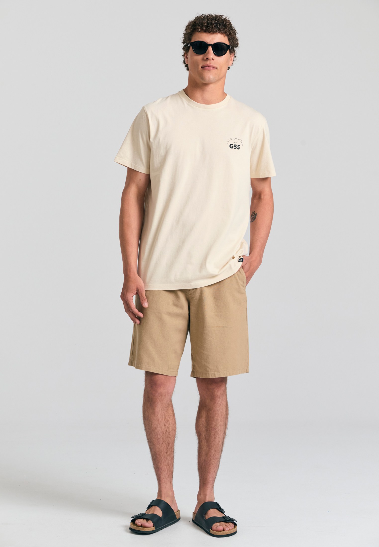 Men's Shirts Funky Buddha White