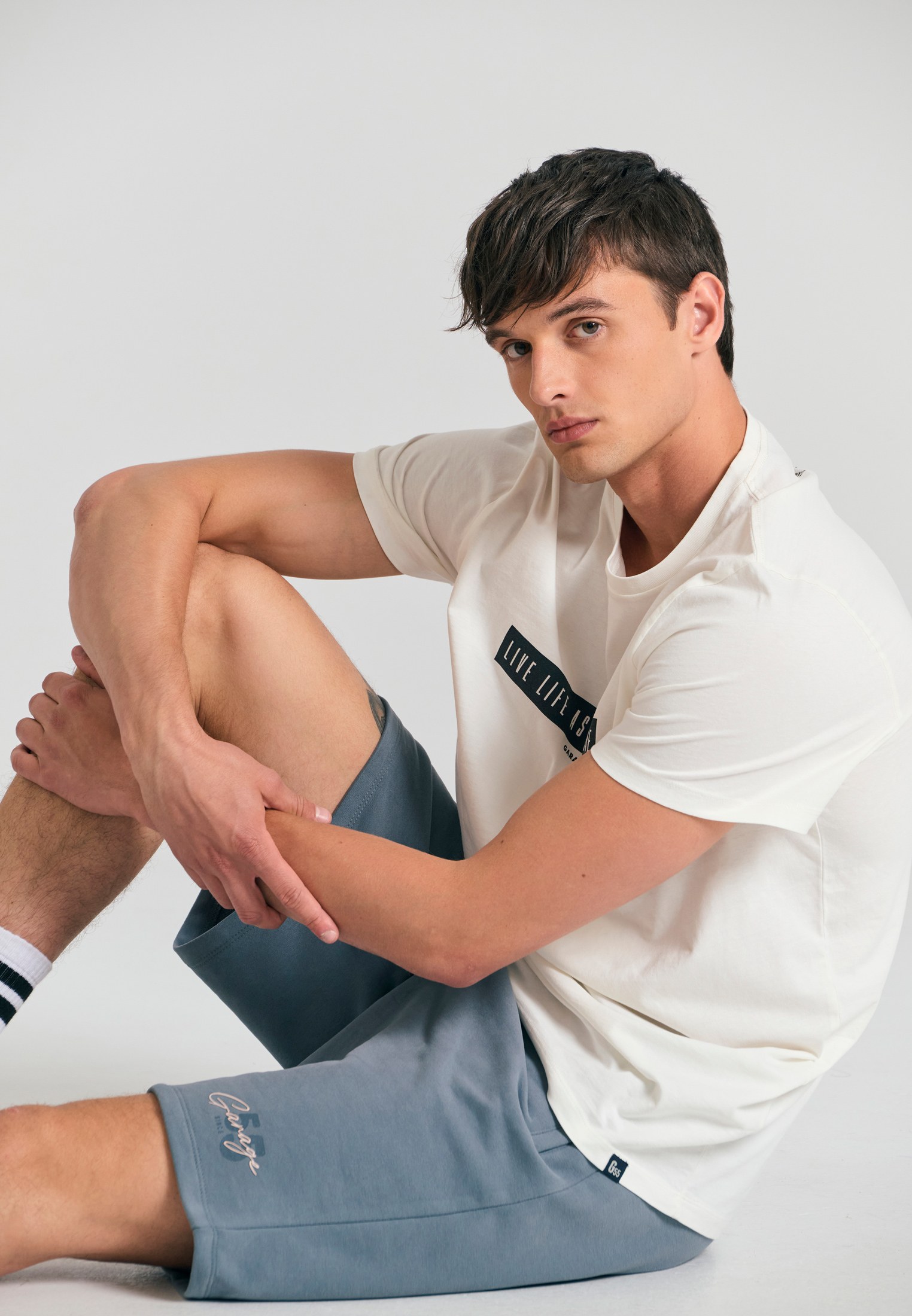 Men's Shorts Funky Buddha Gray