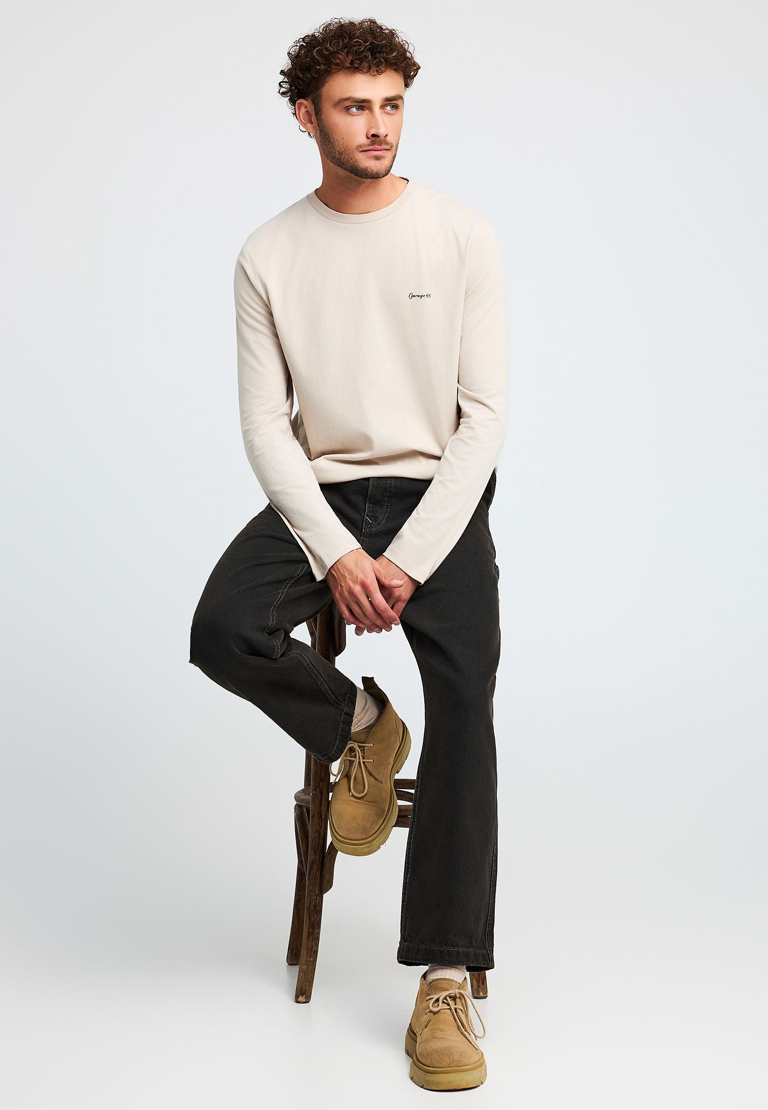 Men's T-Shirts Funky Buddha Beige