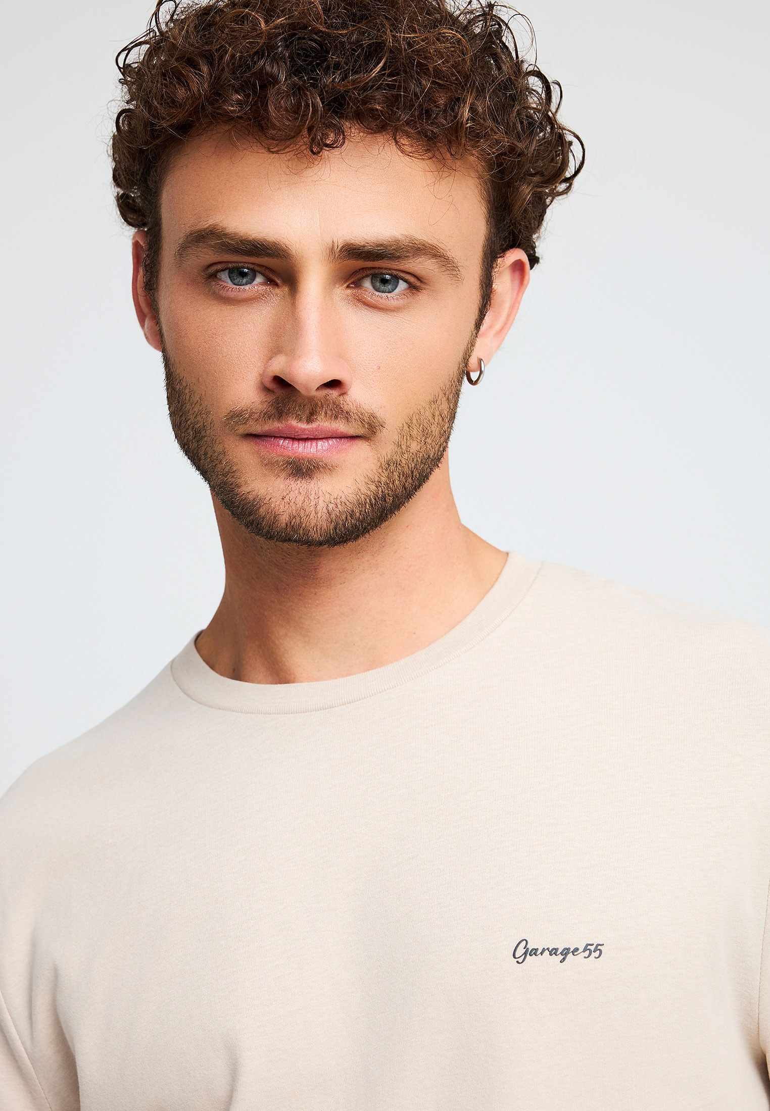 Men's T-Shirts Funky Buddha Beige