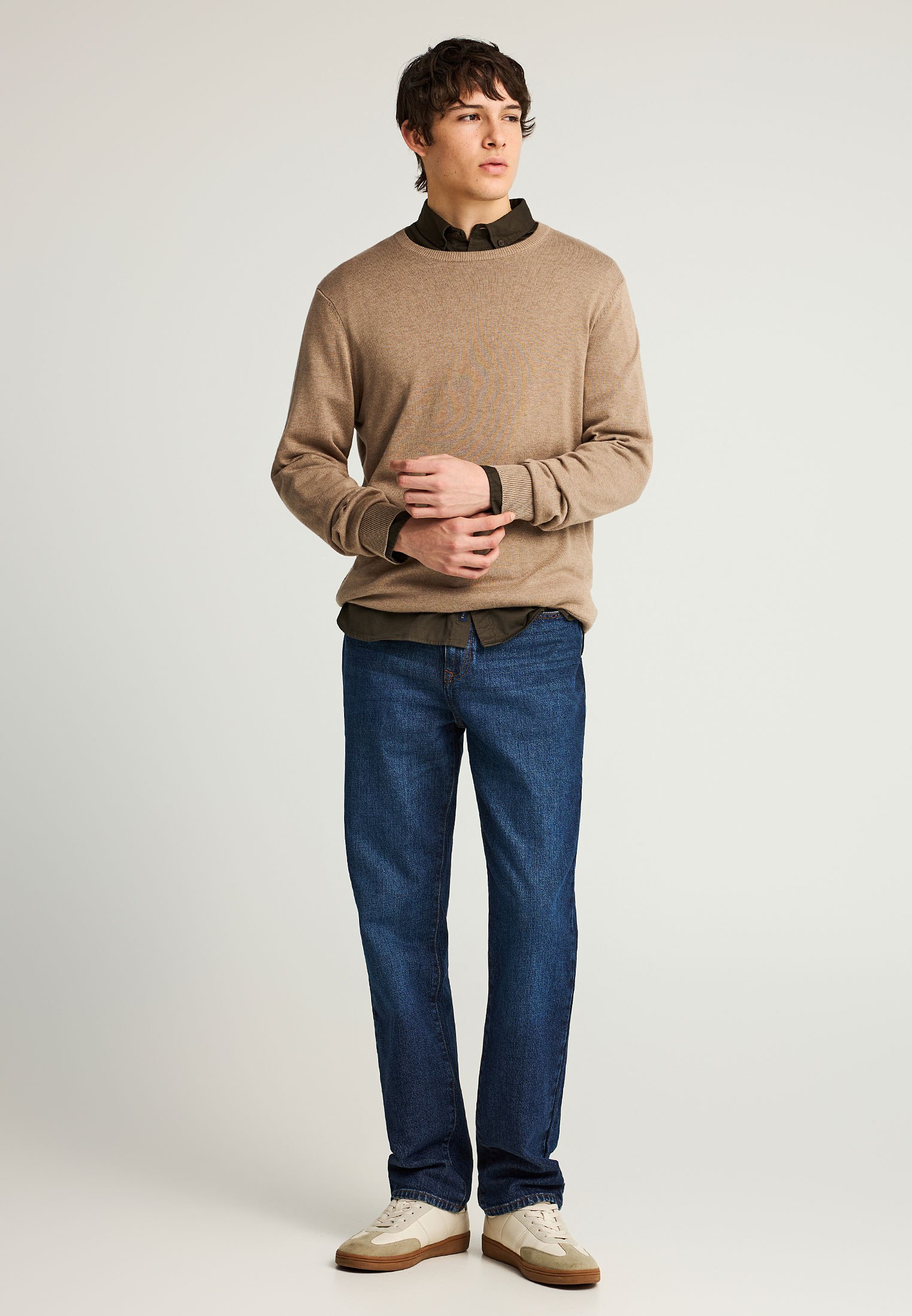 Men's Knitwear Funky Buddha Brown