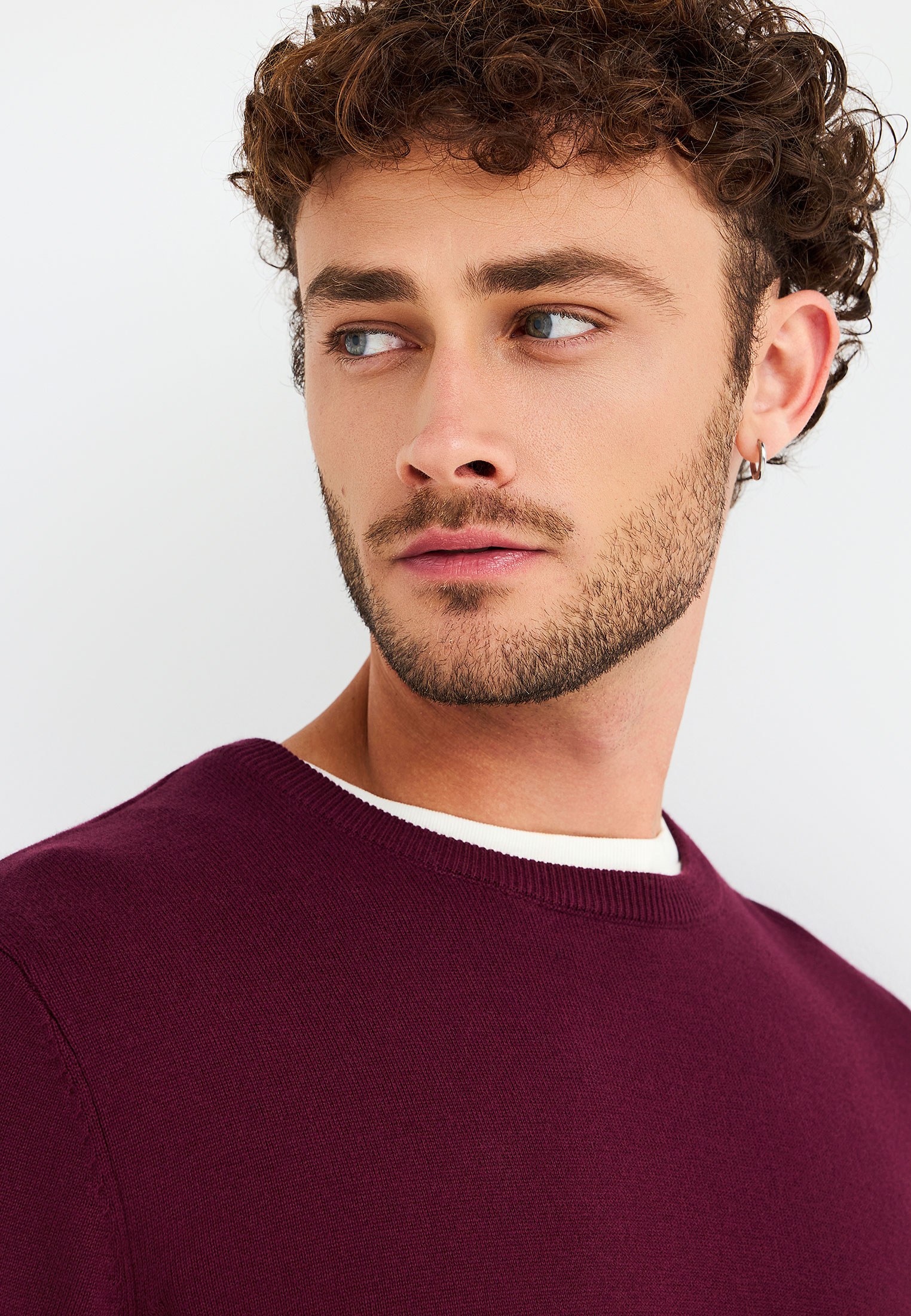 Men's Knitwear Funky Buddha Bordeaux