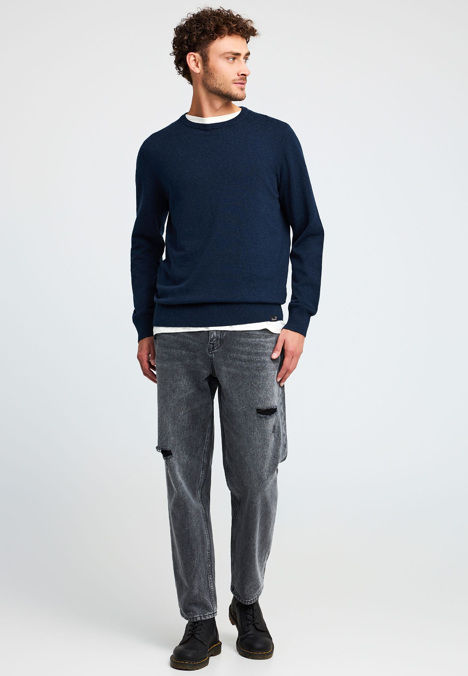 Essential πλεκτή βαμβακερή μπλούζα Garage 55 φωτογραφία