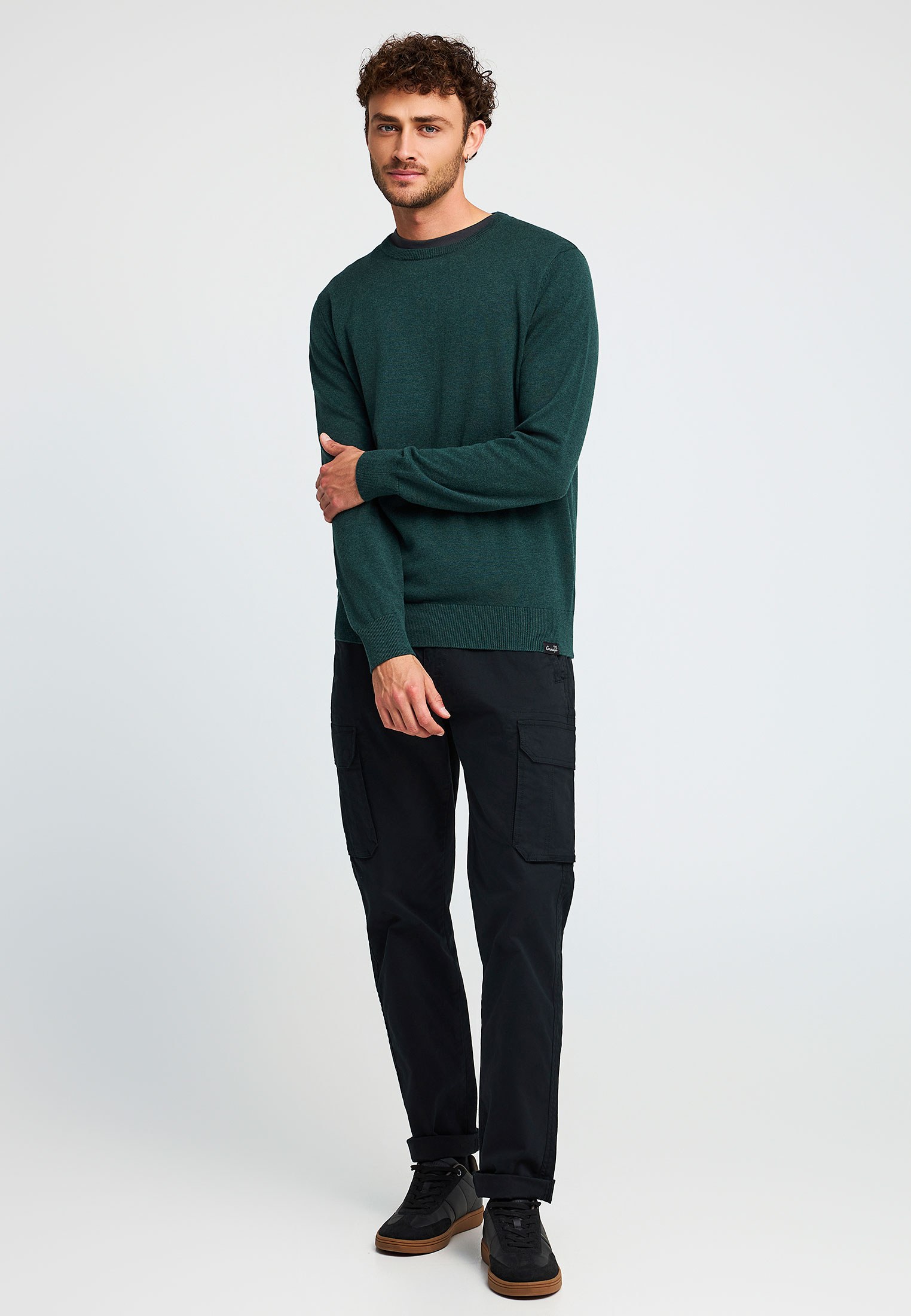 Essential πλεκτή βαμβακερή μπλούζα Garage 55 φωτογραφία