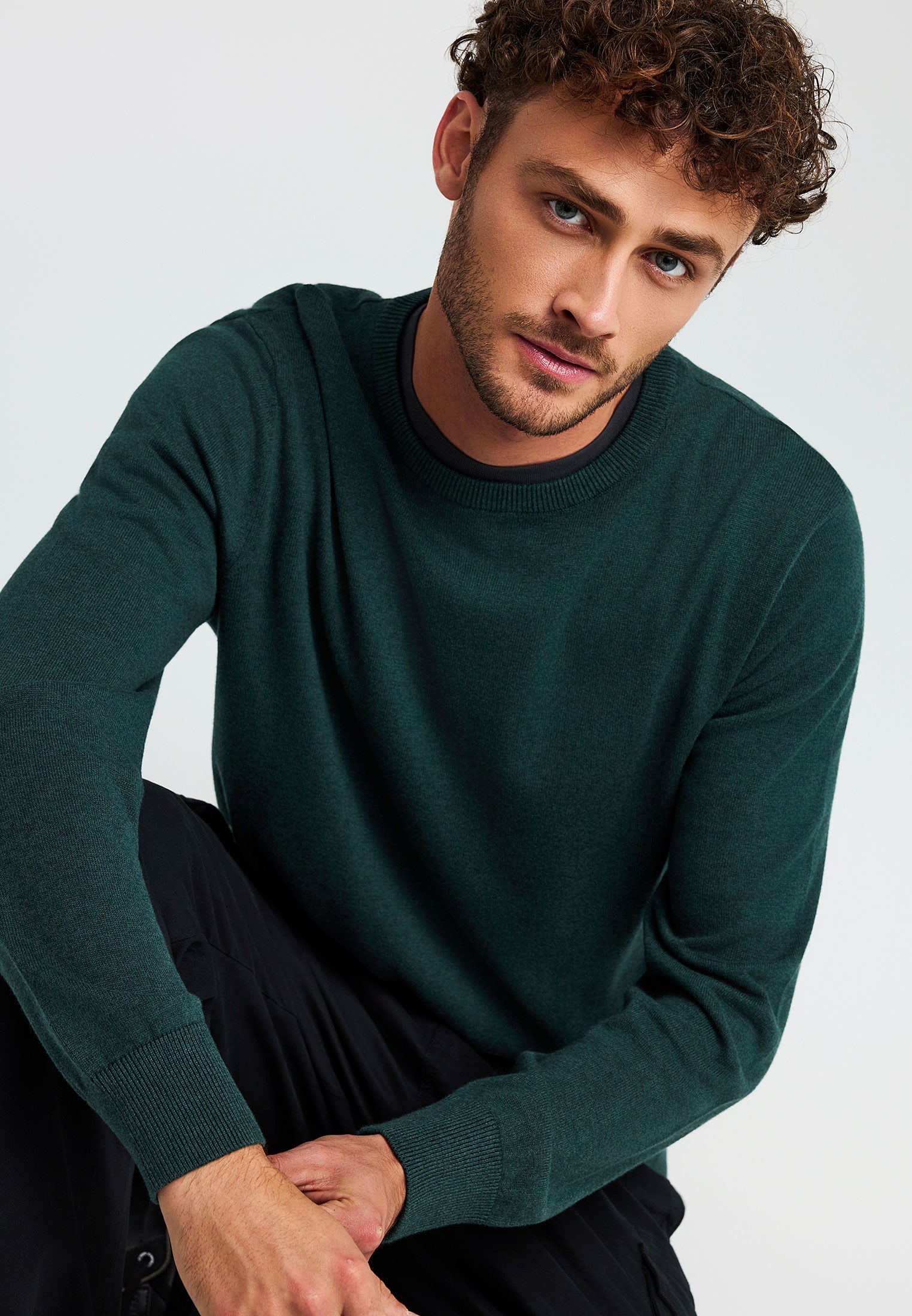 Essential πλεκτή βαμβακερή μπλούζα Garage 55 φωτογραφία