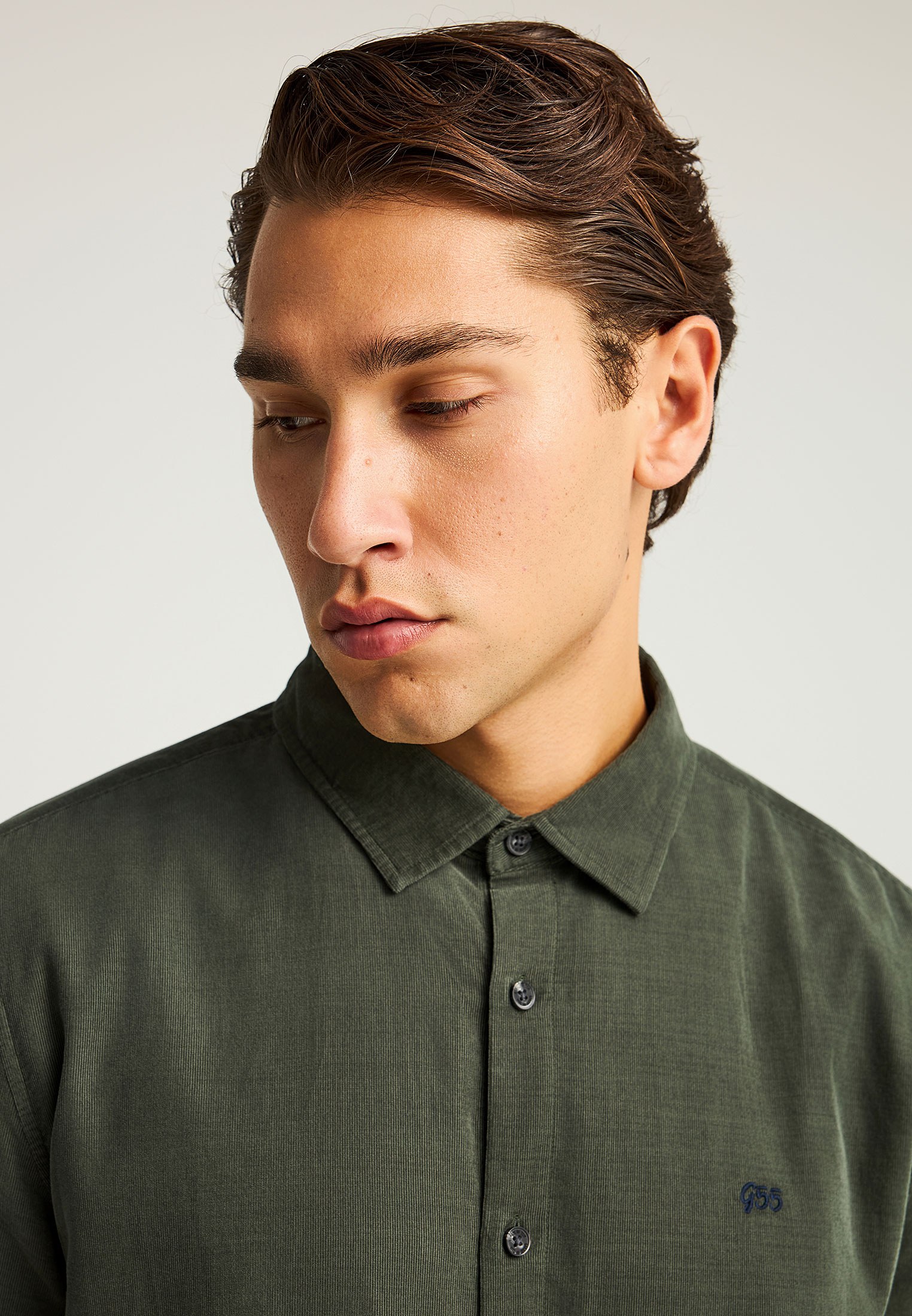 Men's Shirts Funky Buddha Green