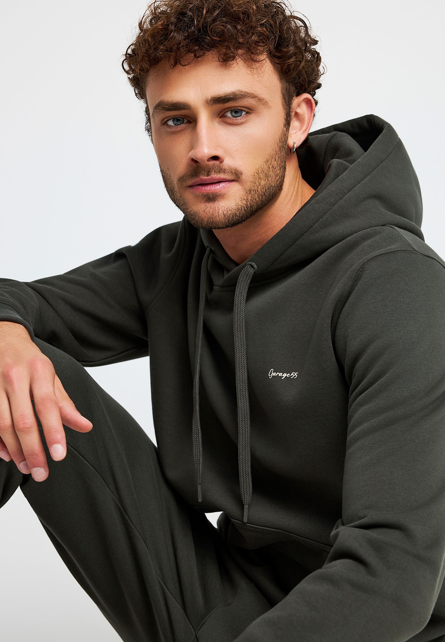 Men's Hoodies & Sweatshirts Funky Buddha Green