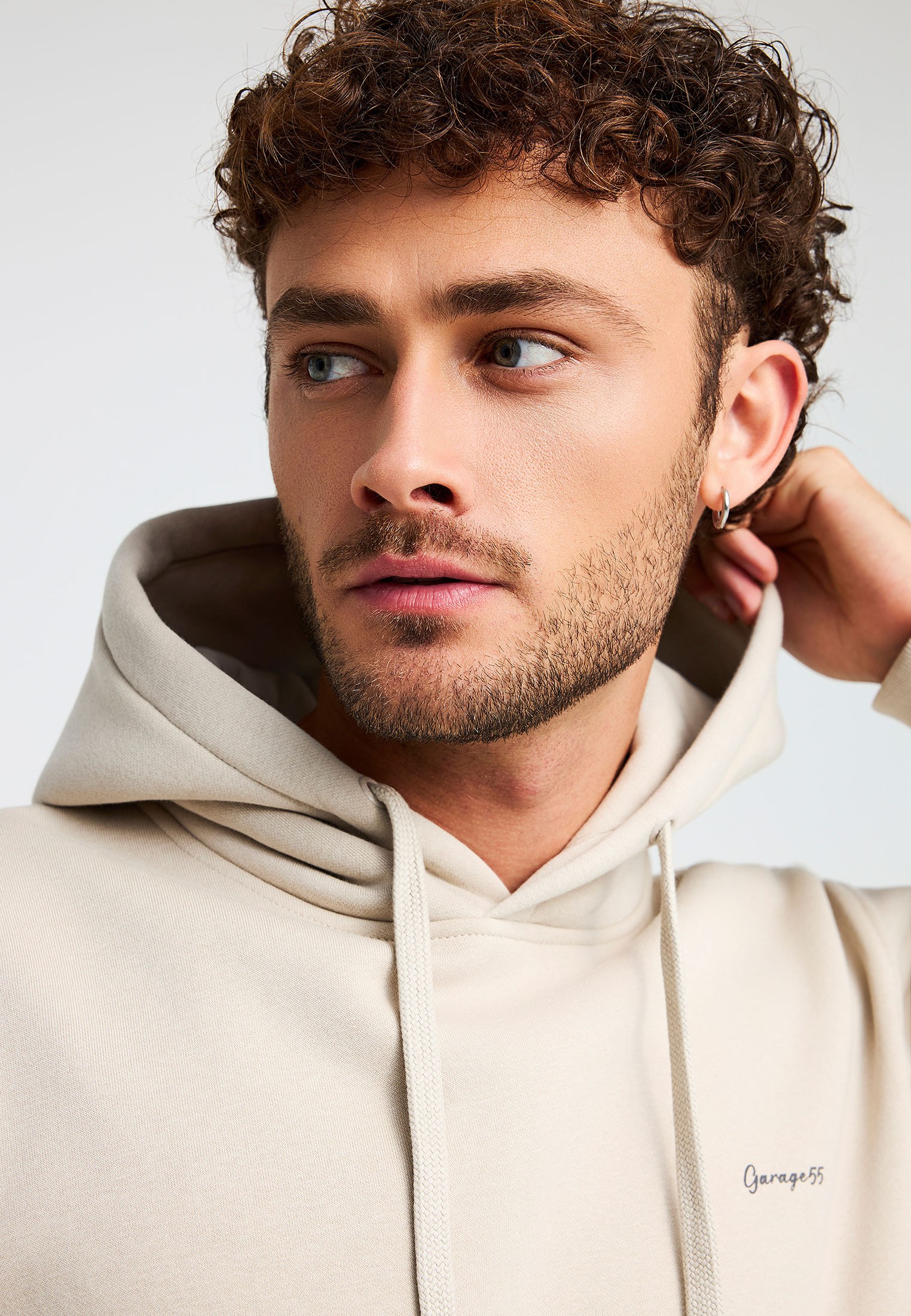 Men's Hoodies & Sweatshirts Funky Buddha Beige