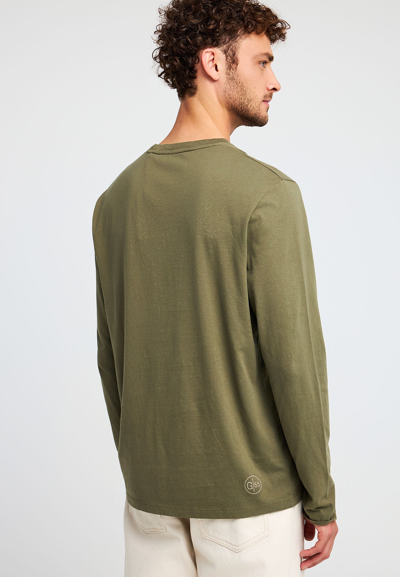 Μακρυμάνικη μπλούζα με τύπωμα στο στήθος Garage 55 φωτογραφία