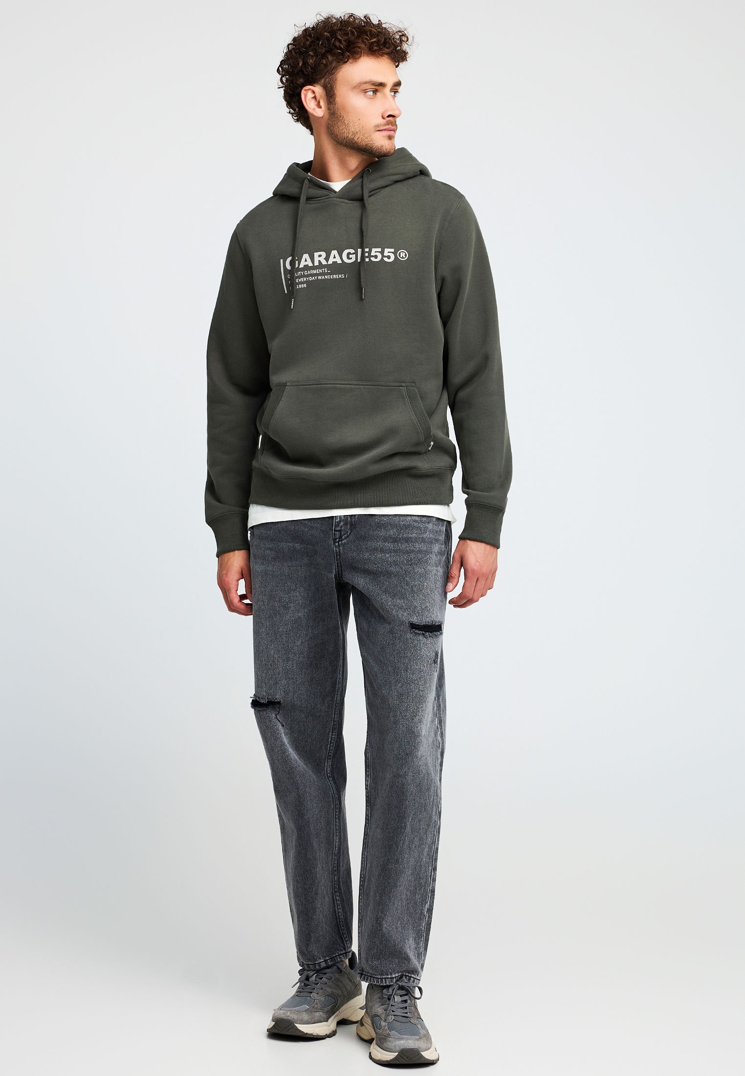 Men's Hoodies & Sweatshirts Funky Buddha Green