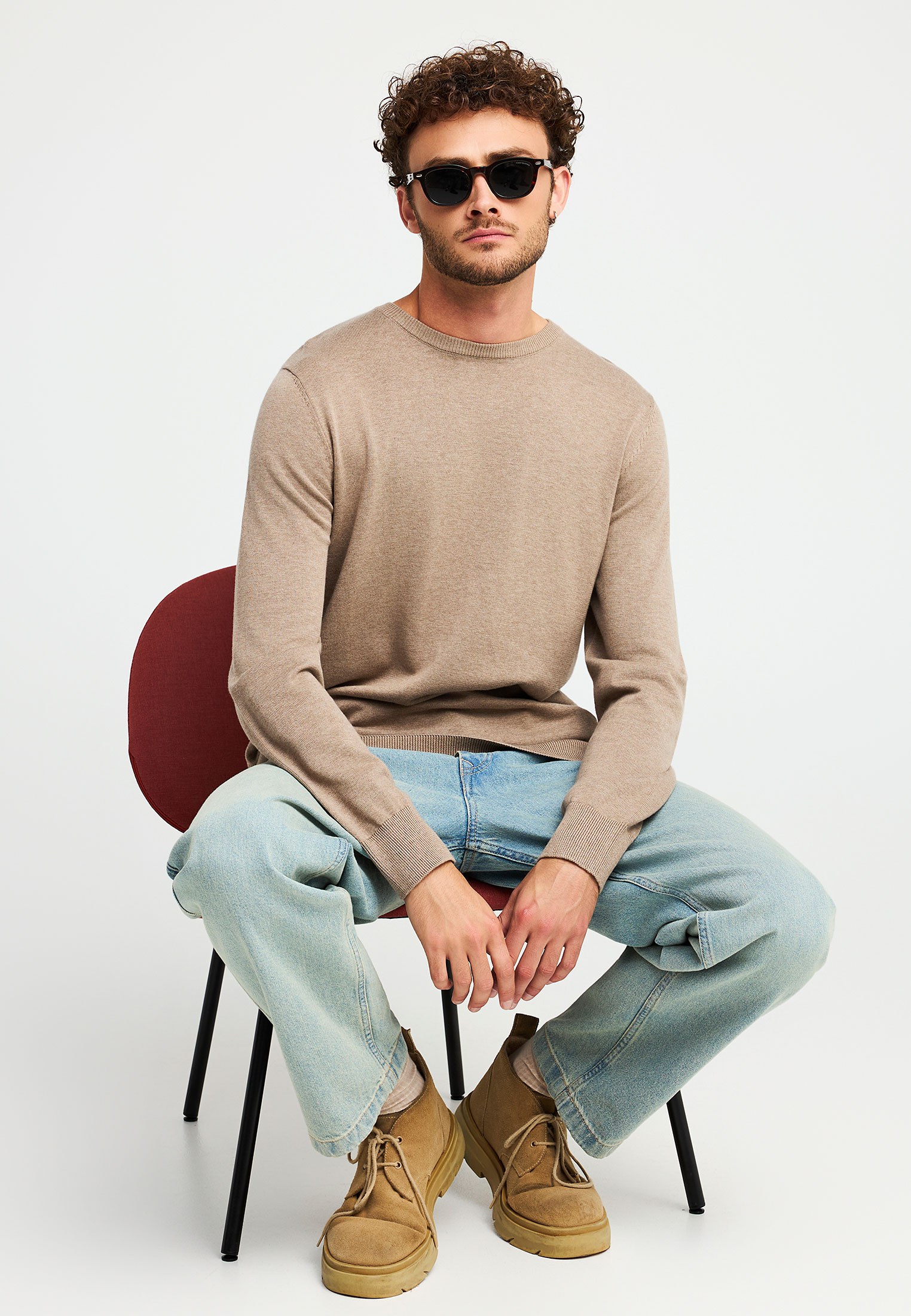 Men's Knitwear Funky Buddha Gray