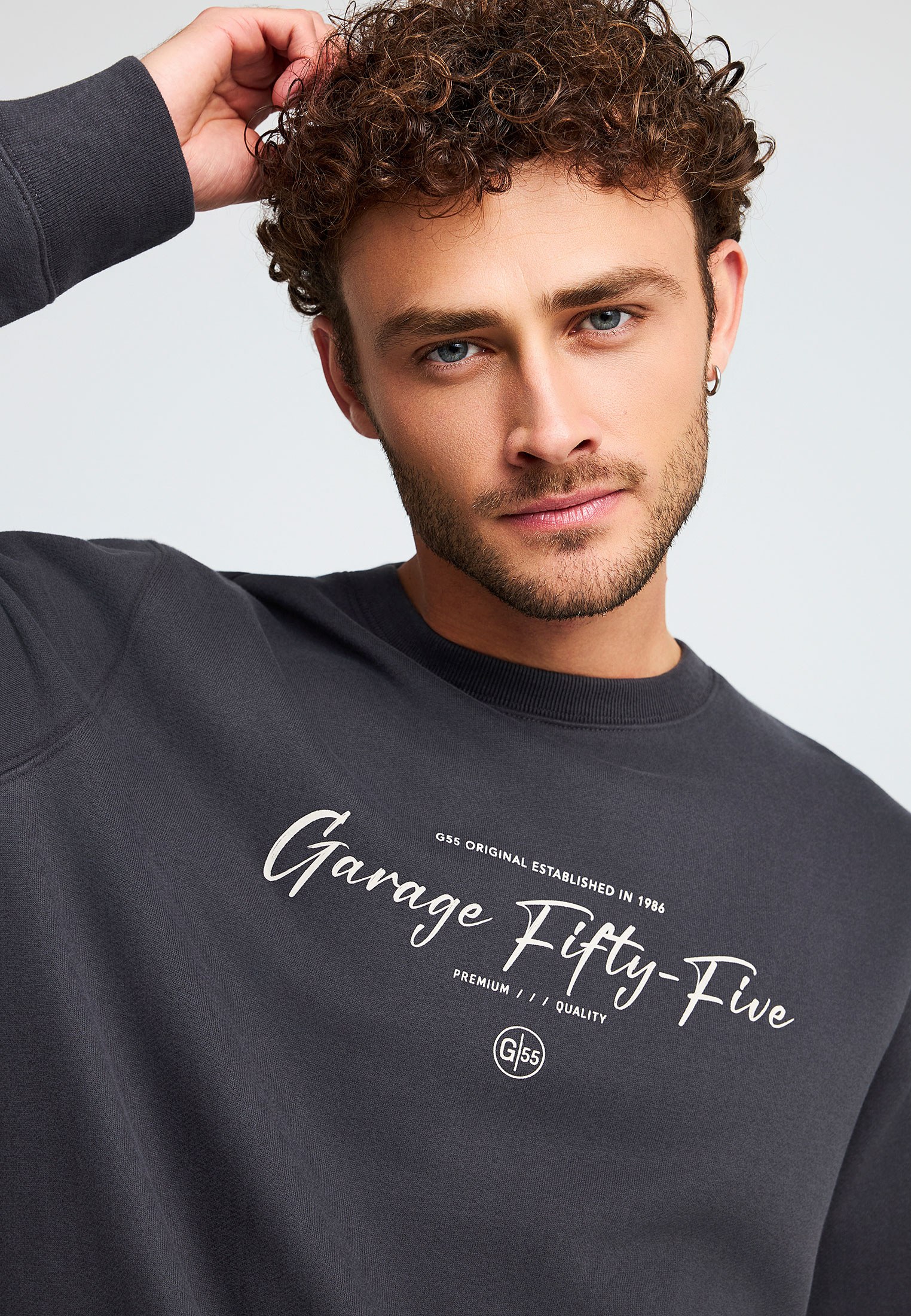 Men's Hoodies & Sweatshirts Funky Buddha Gray