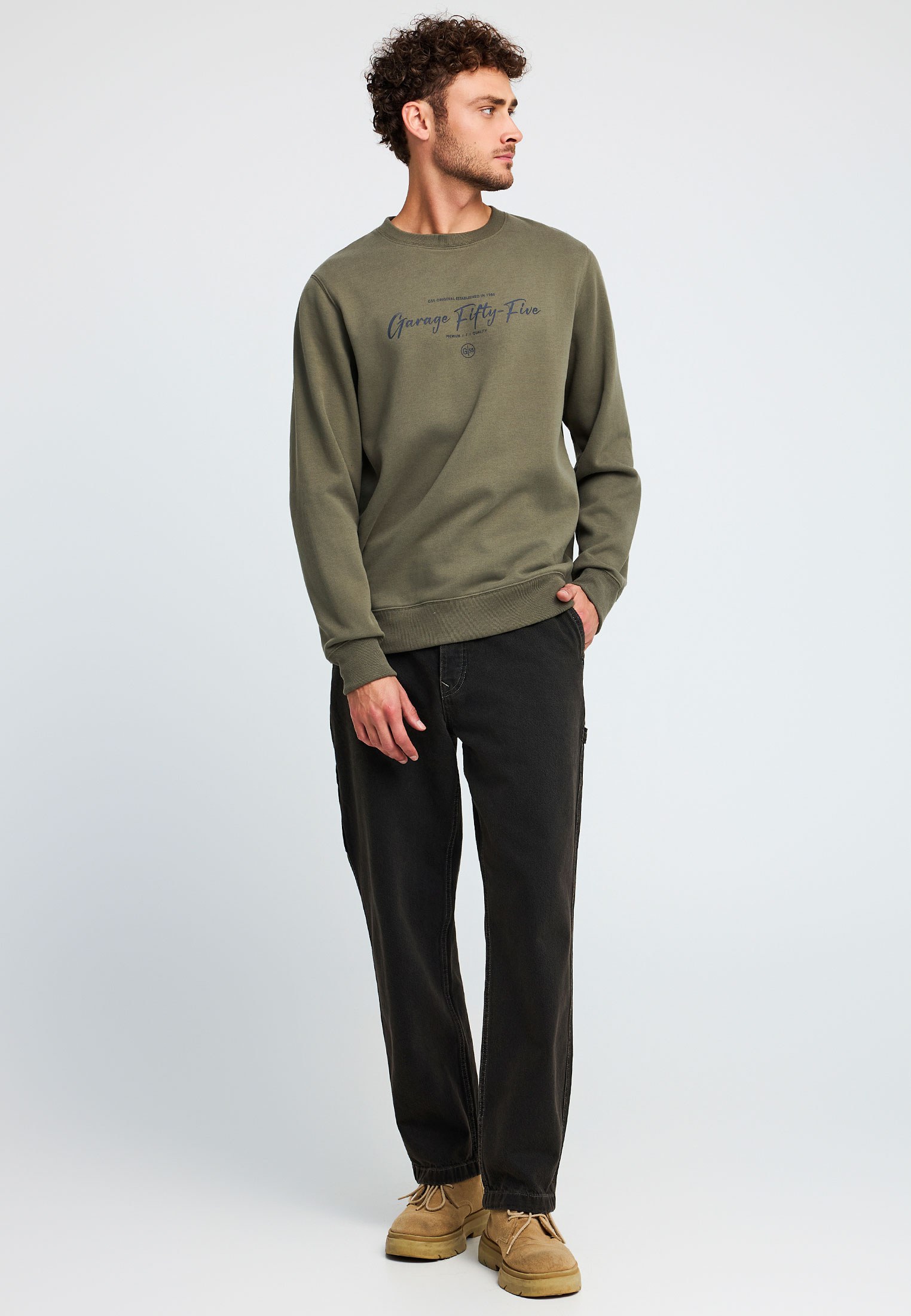 Men's Hoodies & Sweatshirts Funky Buddha Olive