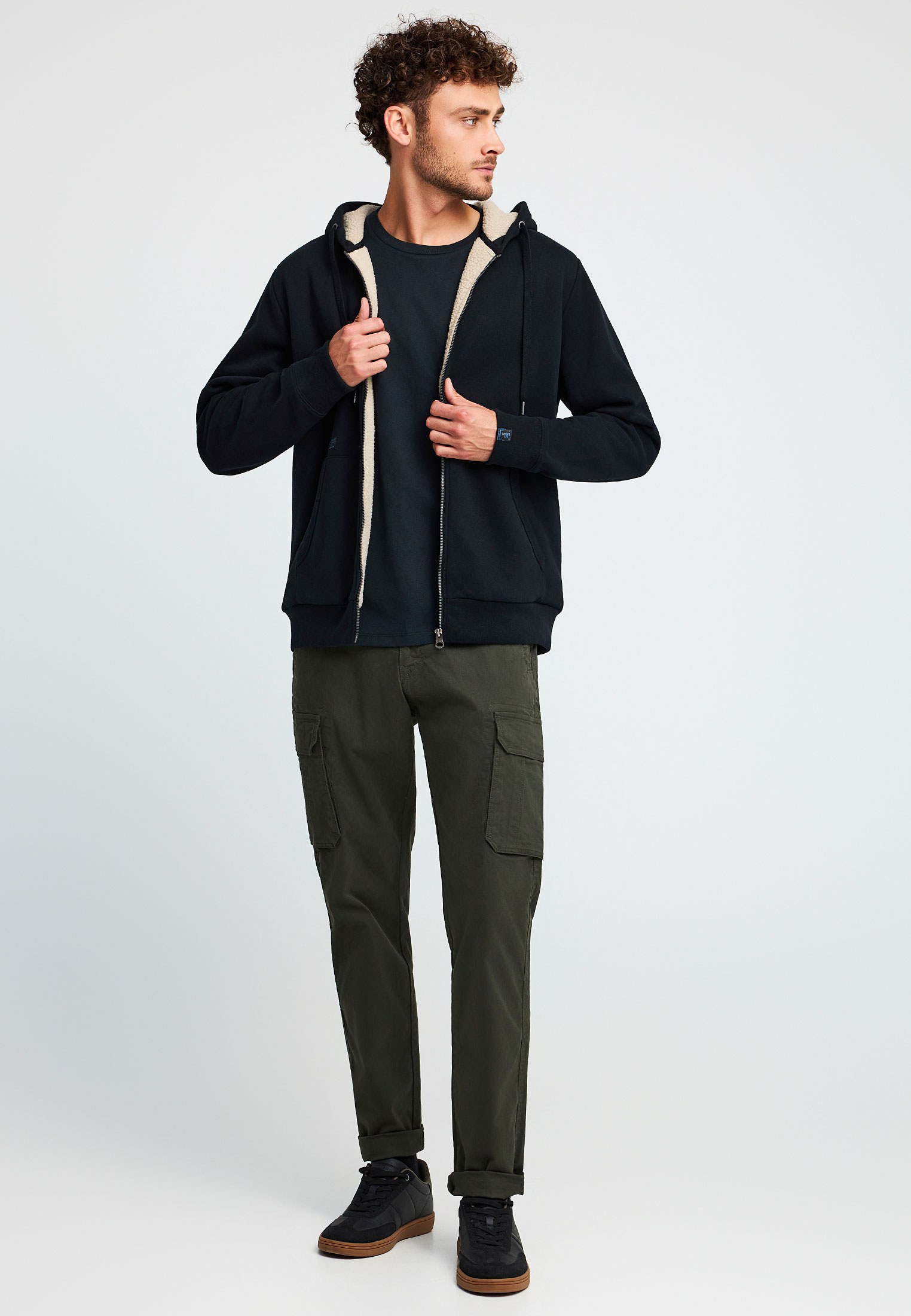 Men's Hoodies & Sweatshirts Funky Buddha Black