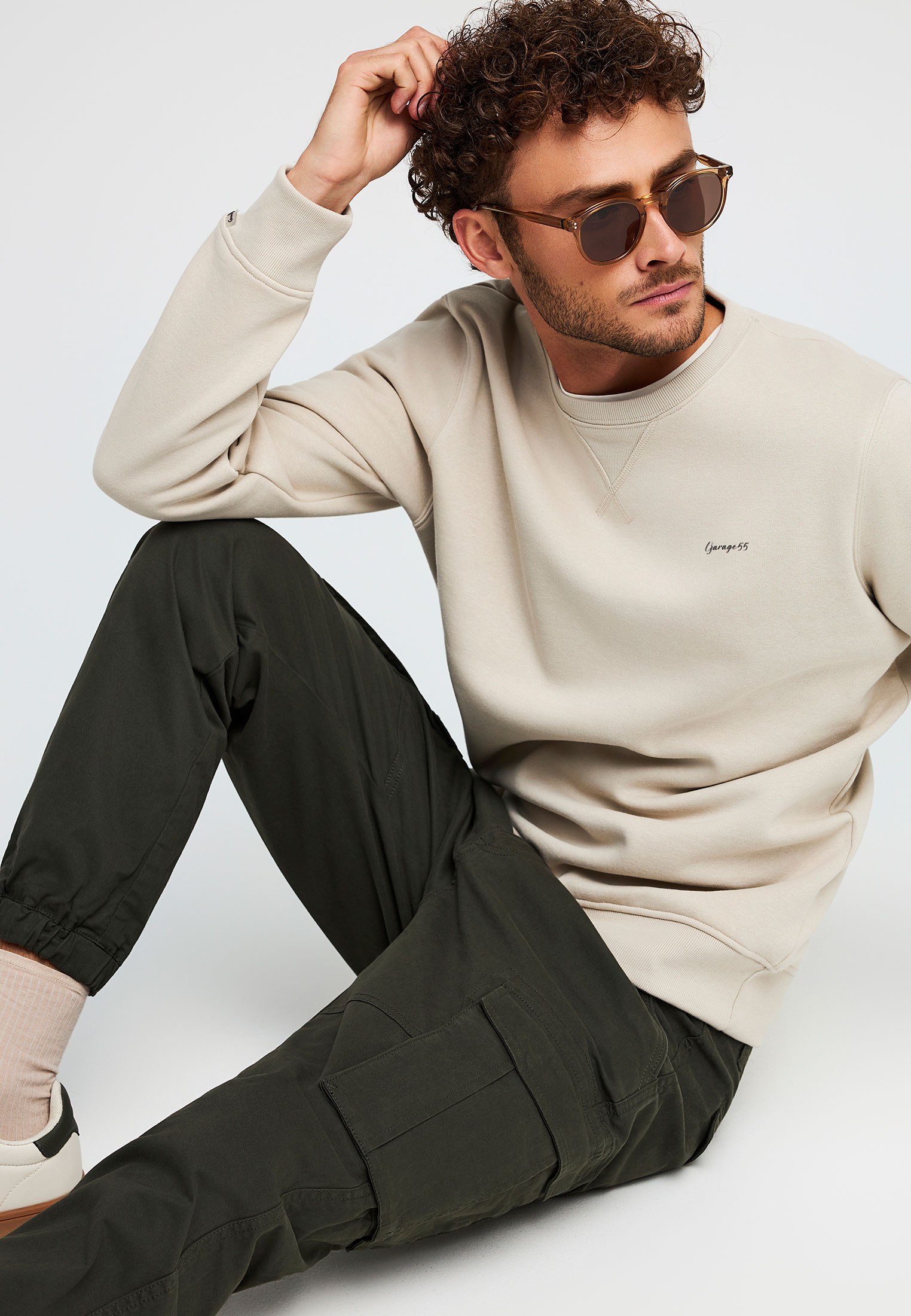 Men's Trousers Funky Buddha Green