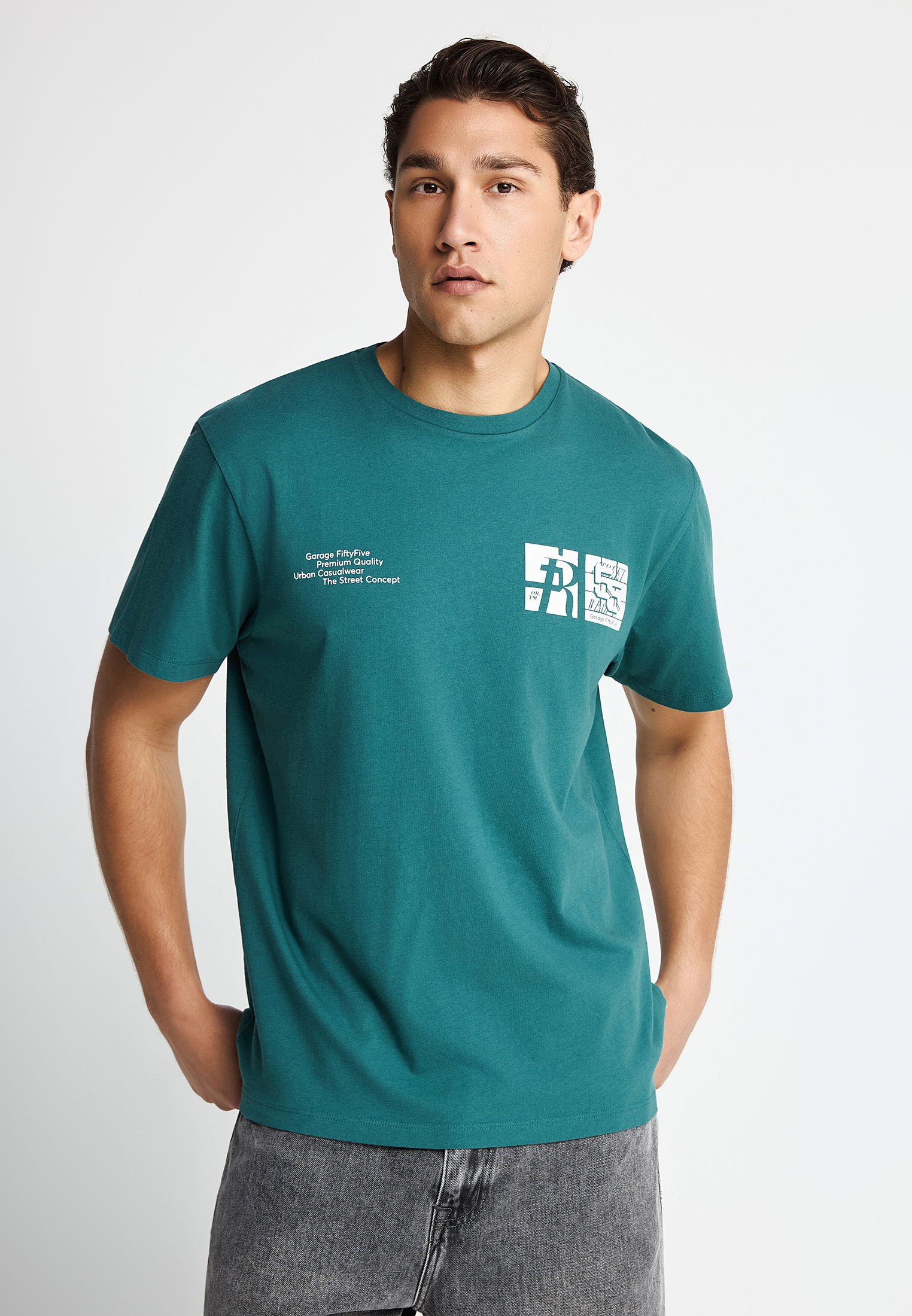 Ανδρικό t-shirt Garage 55 με τύπωμα