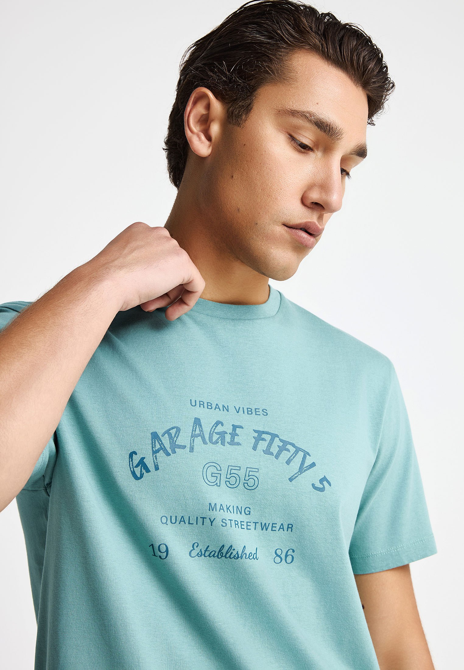 Ανδρικό t-shirt Garage 55 με τύπωμα