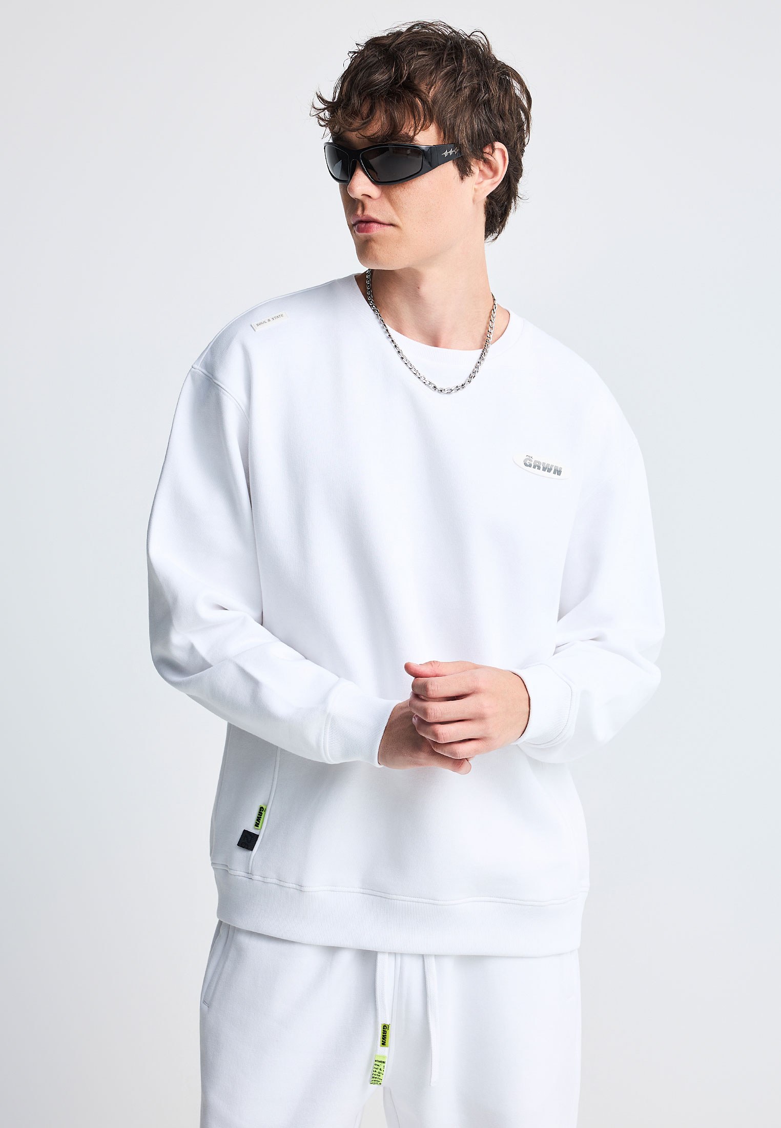 FNK.GRWN oversized φούτερ μπλούζα Soul & State