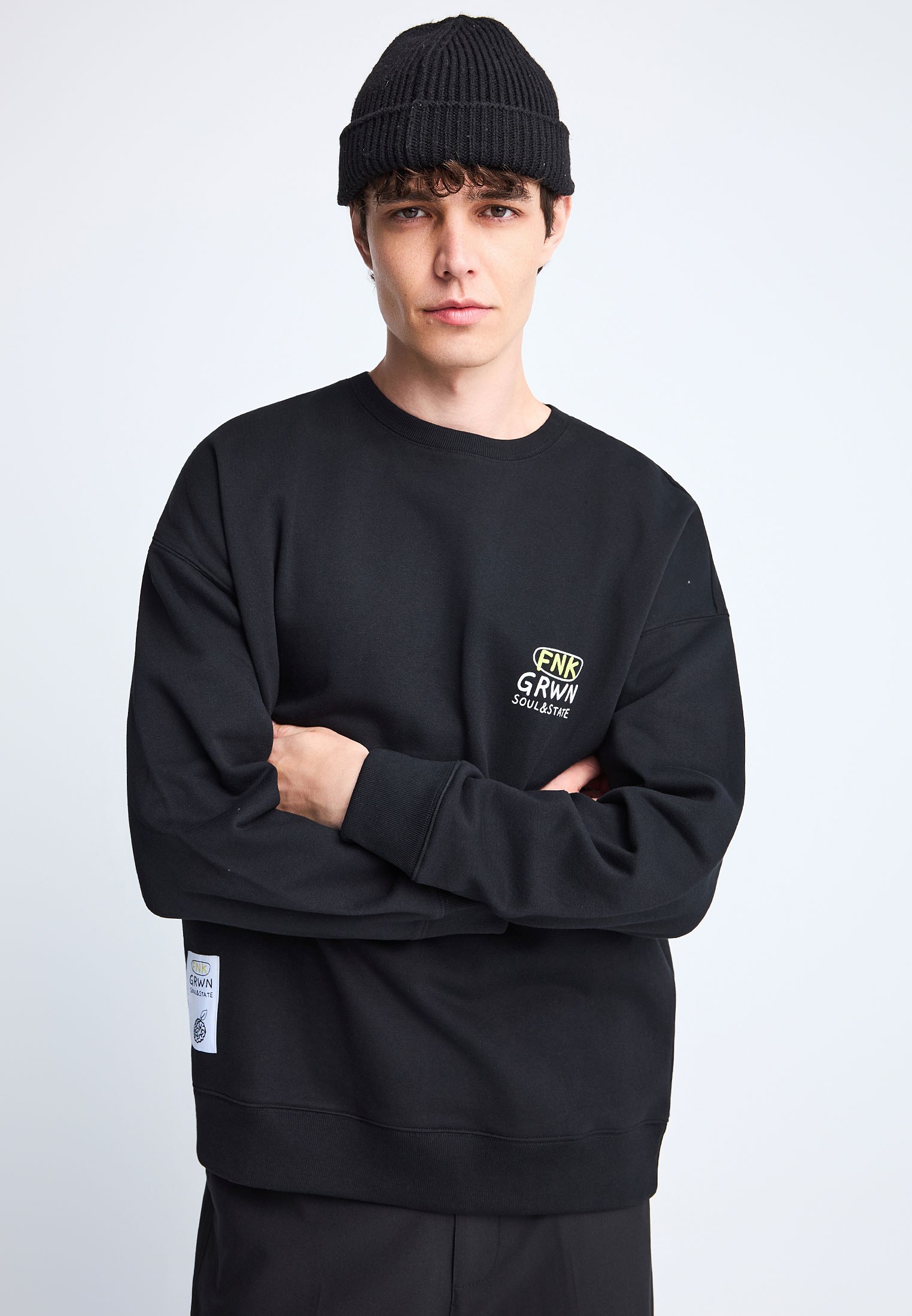 FNK.GRWN oversized φούτερ μπλούζα Soul & State
