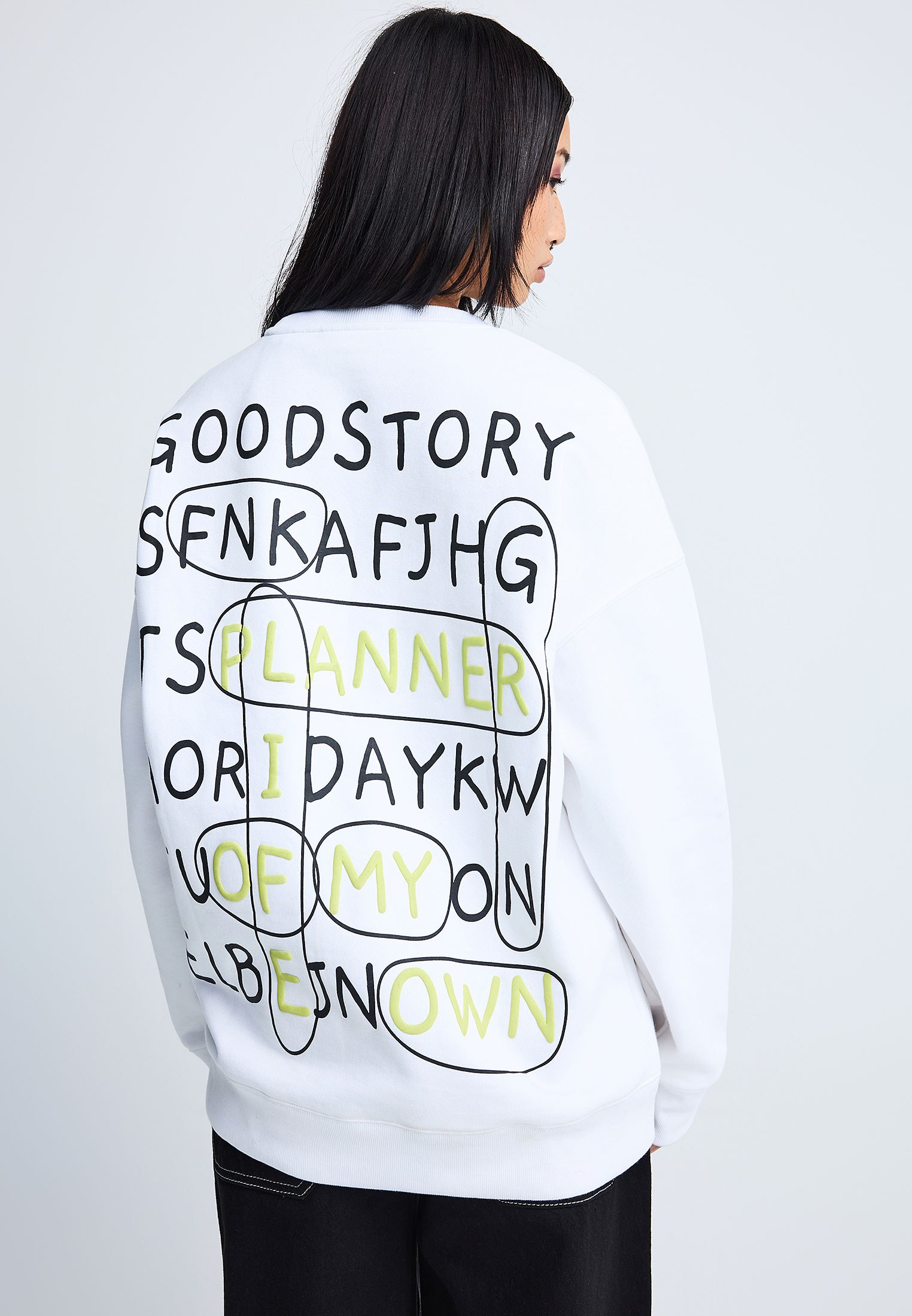 FNK.GRWN oversized φούτερ μπλούζα Soul & State